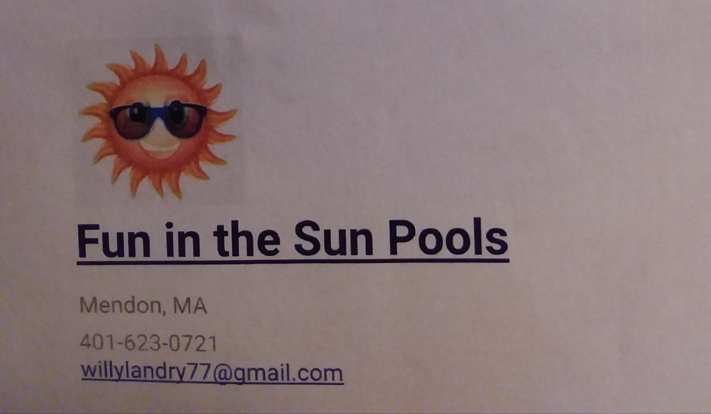 Fun in the Sun Pools Logo