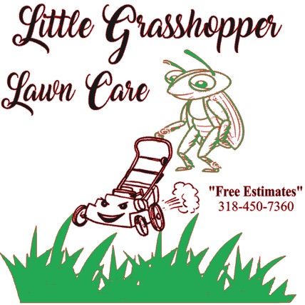Little Grasshopper Lawn Care Logo