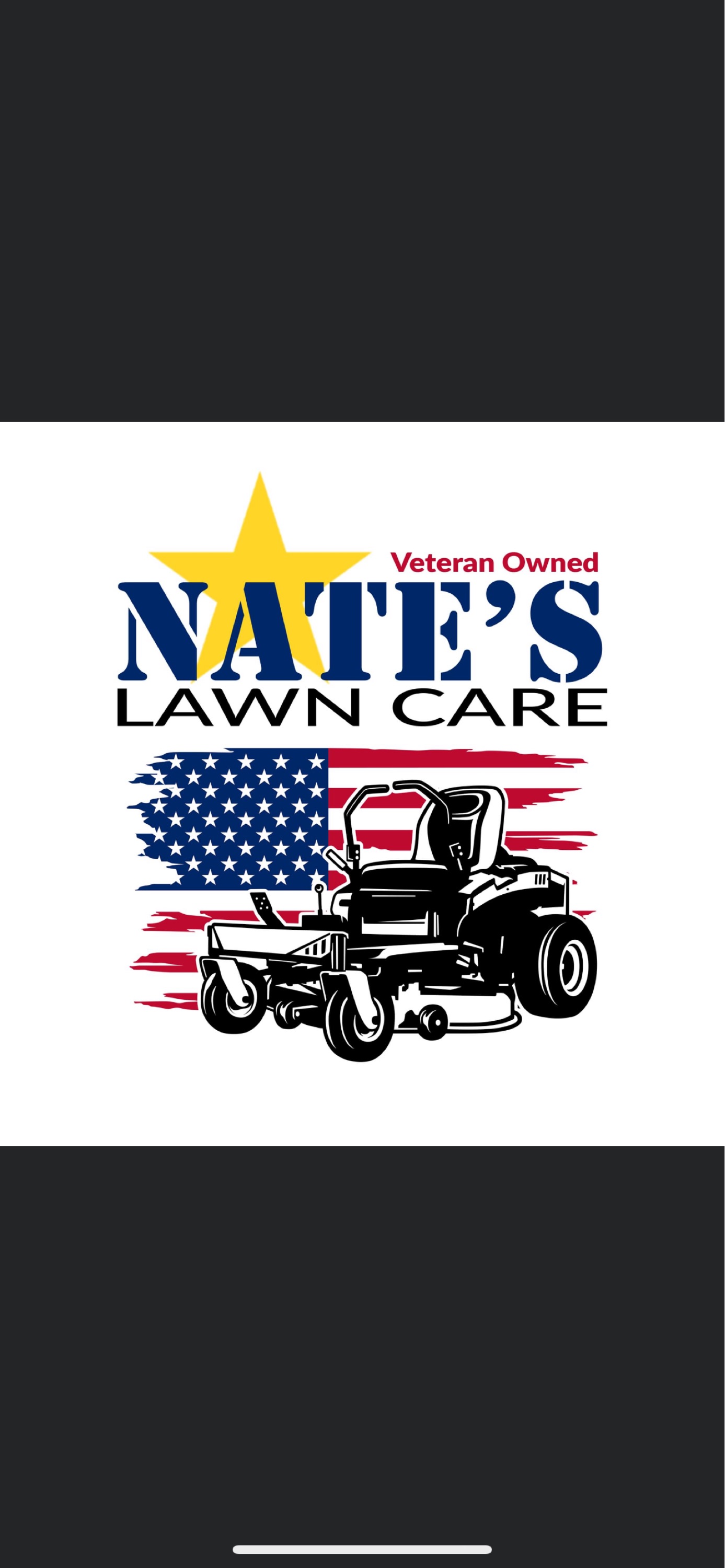 Nate's  Lawn Care Logo