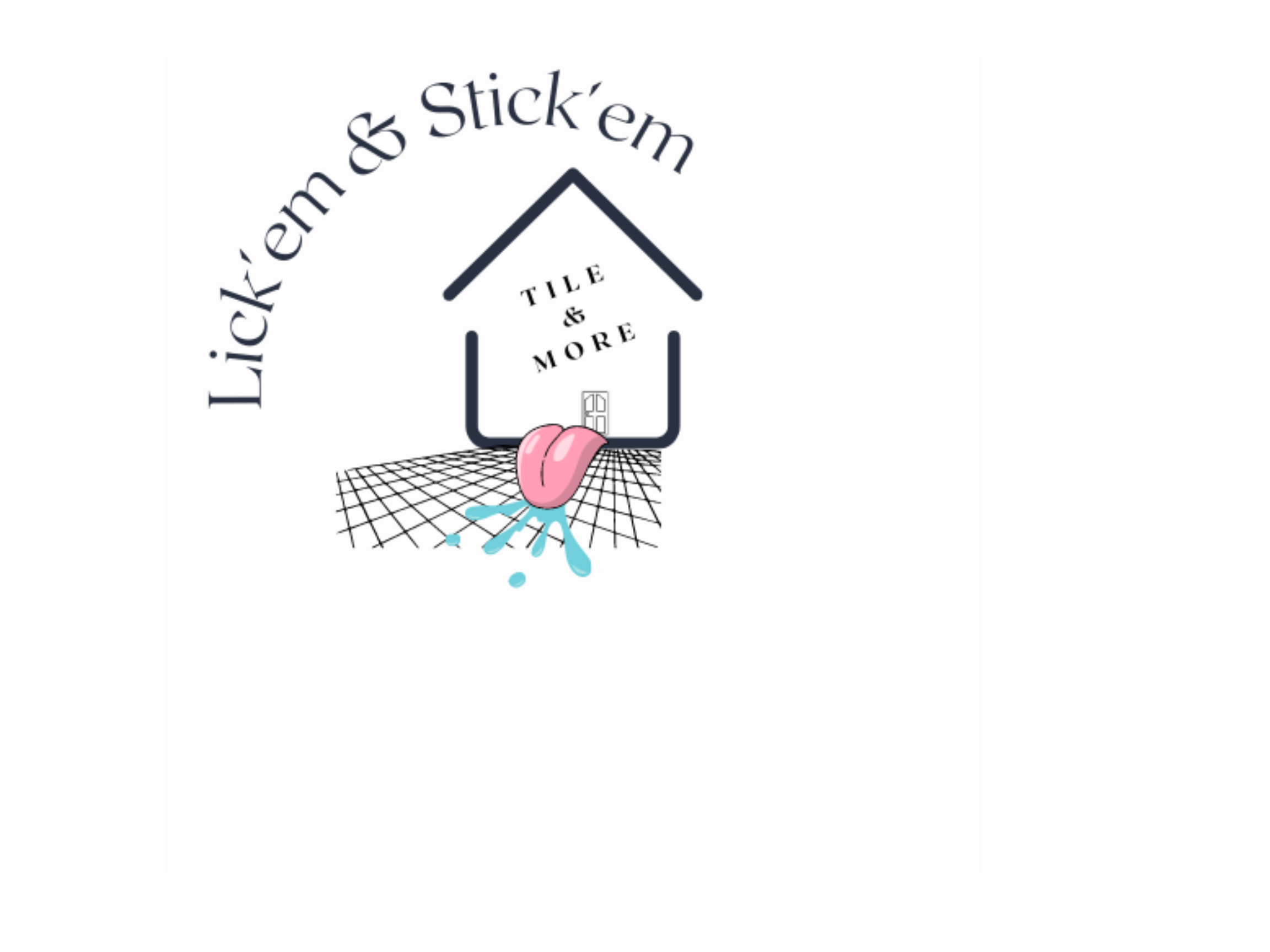 Lick'em & Stick'em Tile & More LLC Logo