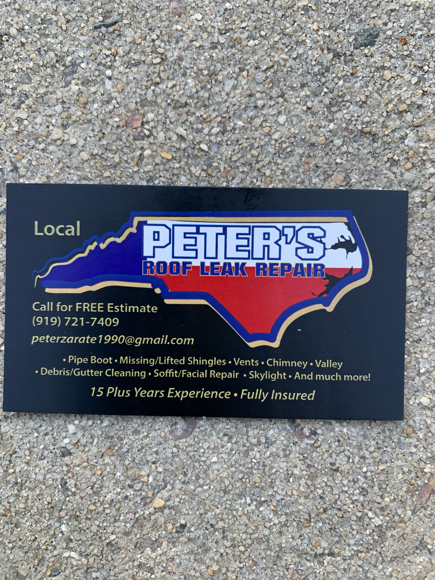 Peter's Roof Leak Repair Logo