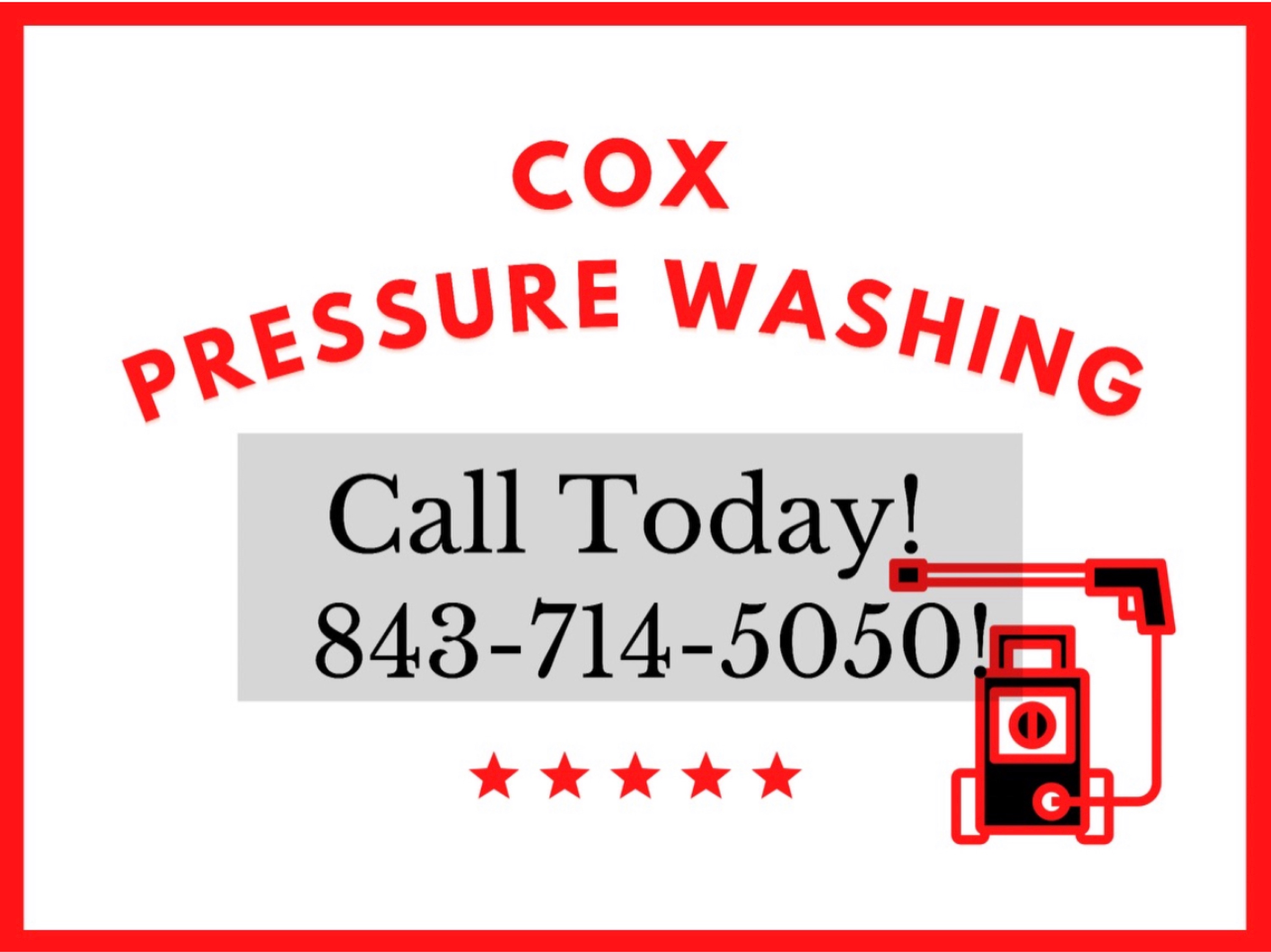 Cox Pressure Washing Logo