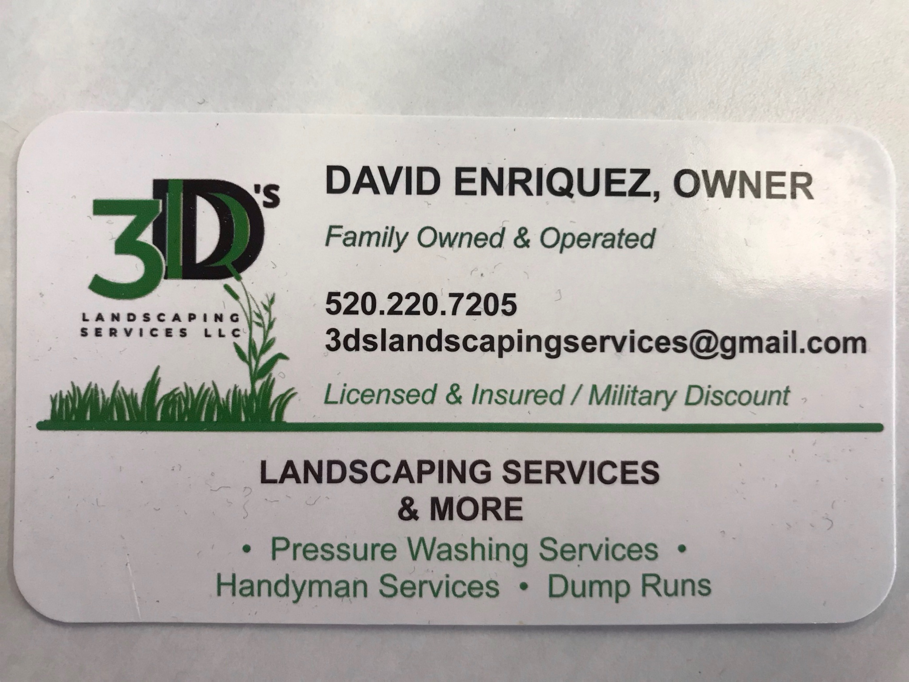 3D's Landscaping Services, LLC Logo