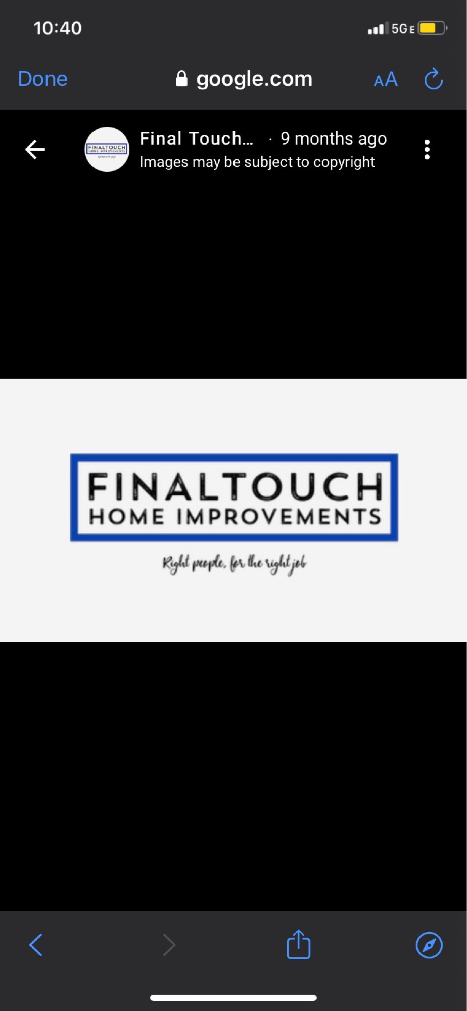 Final Touch Home Improvements, LLC Logo