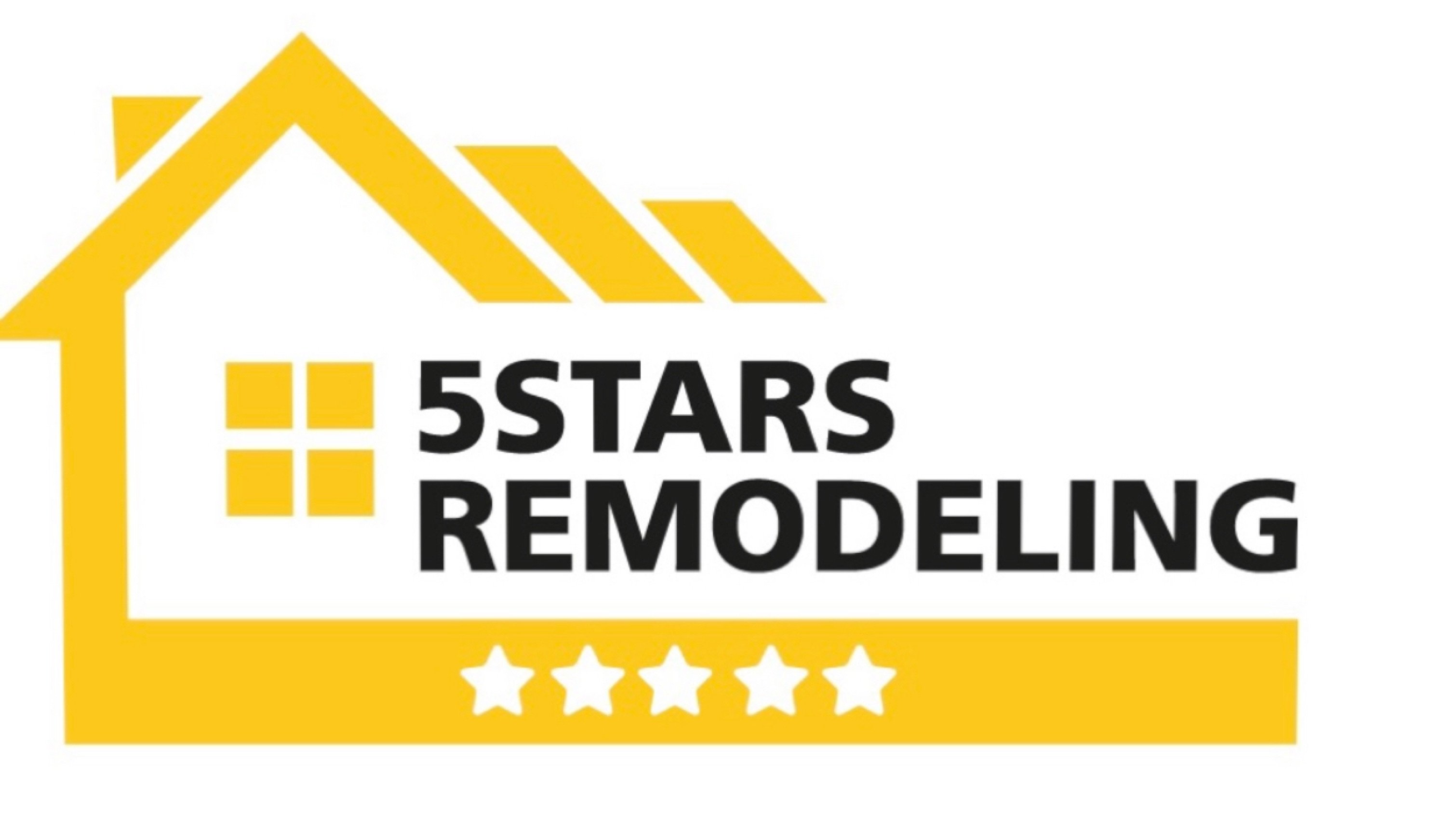 5 Stars Remodeling Logo