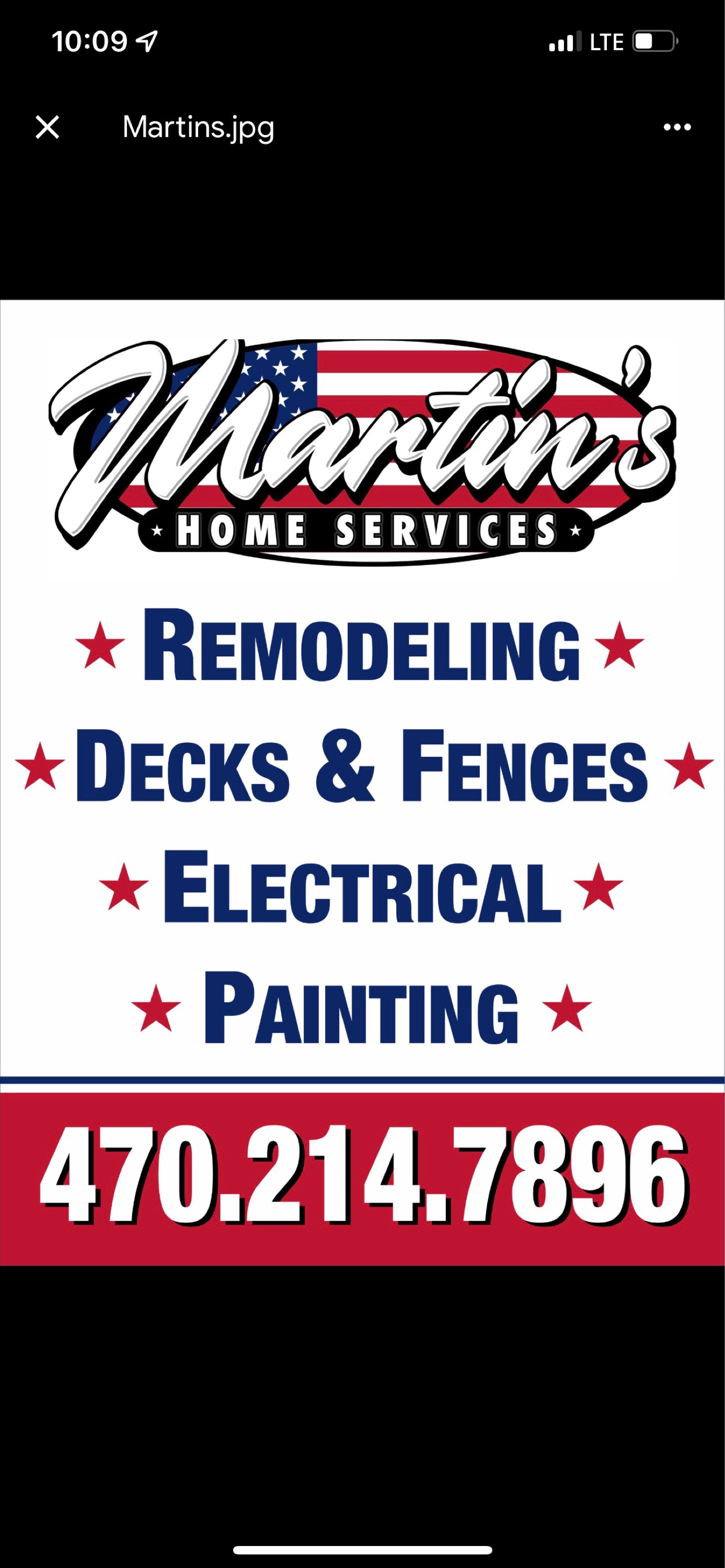Martin's Home Services Logo