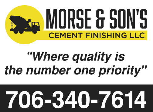 Morse and Son's Cement Finishing Logo