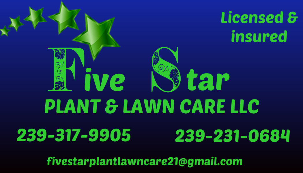 Five Star Plant Lawn Care Logo