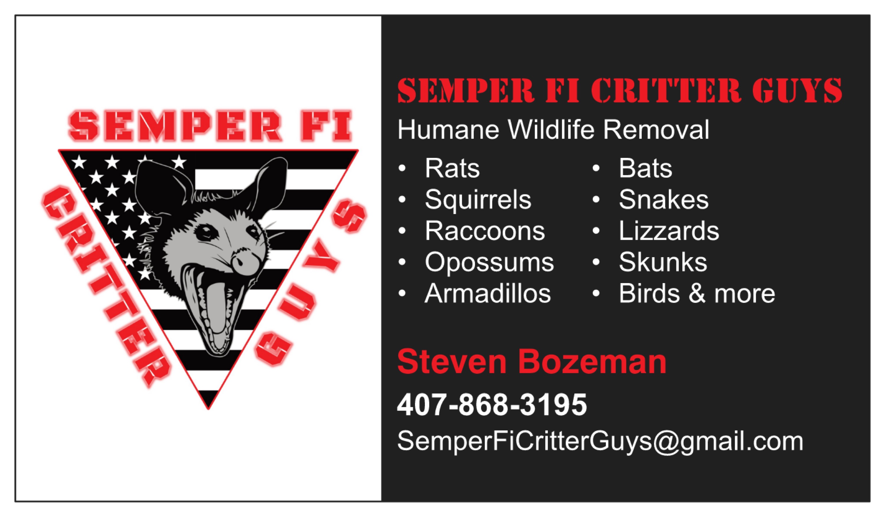 Semper Fi Critter Guys, LLC Logo