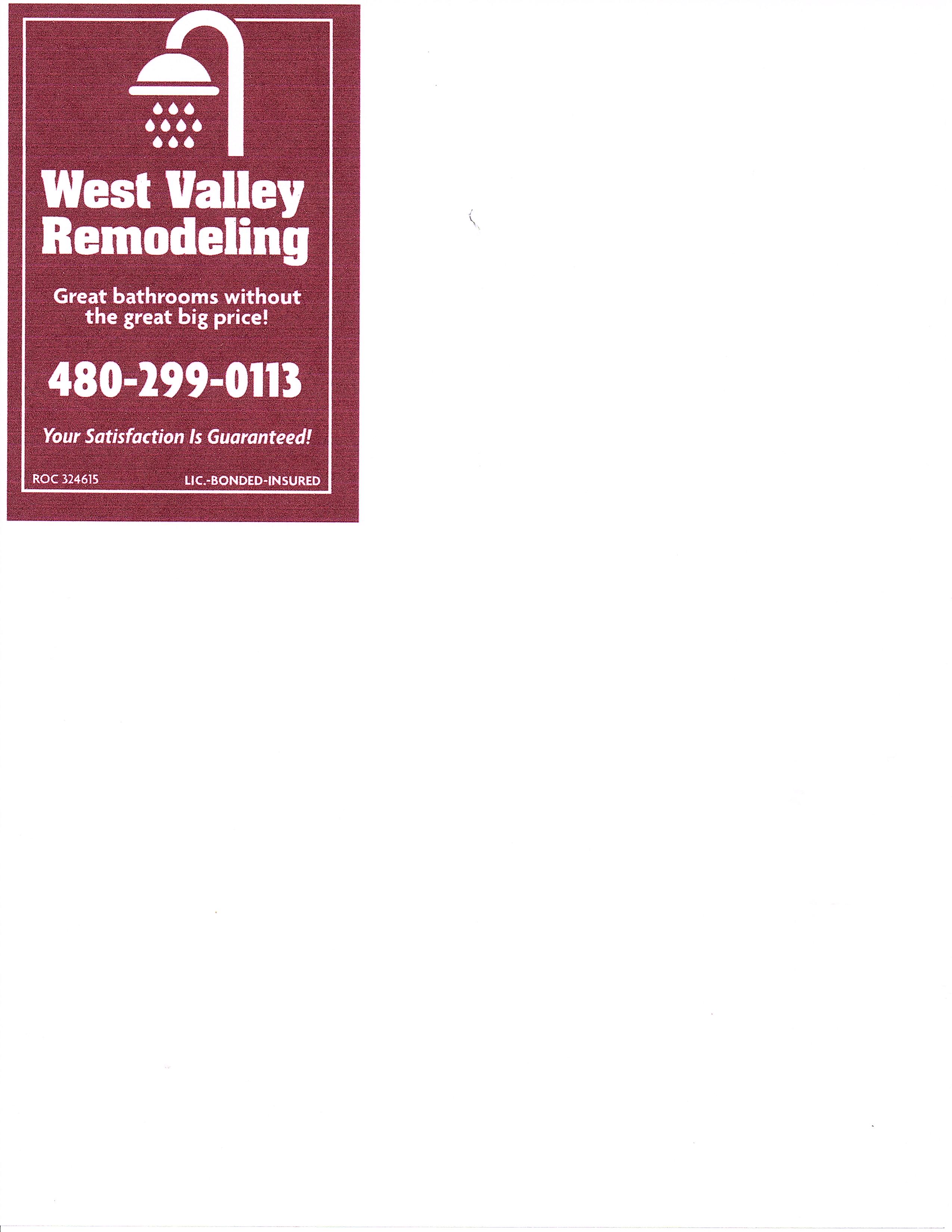 West Valley Remodeling, LLC Logo