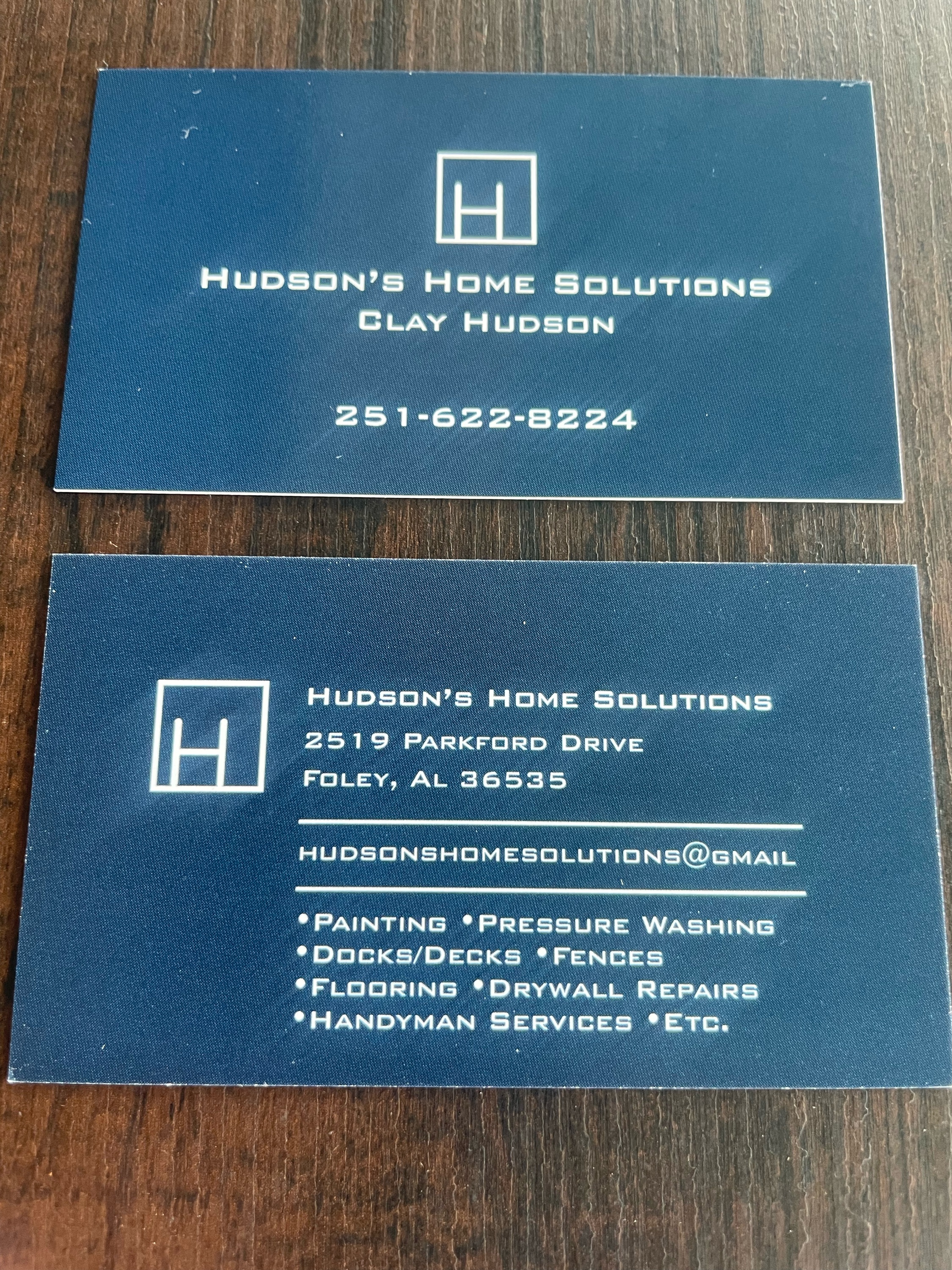 Hudson's Home Solutions Logo
