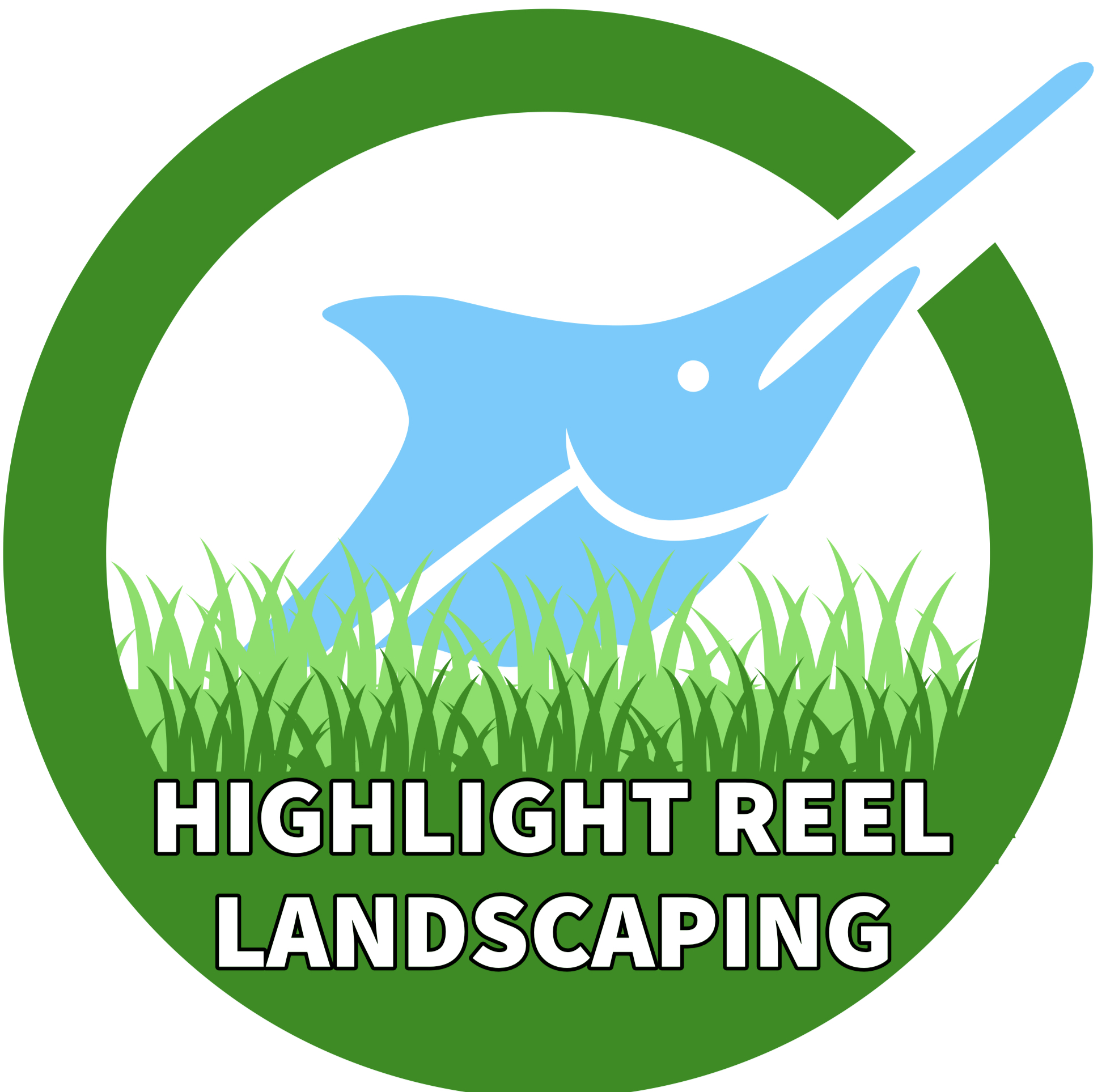 Highlight Reel Landscaping Logo