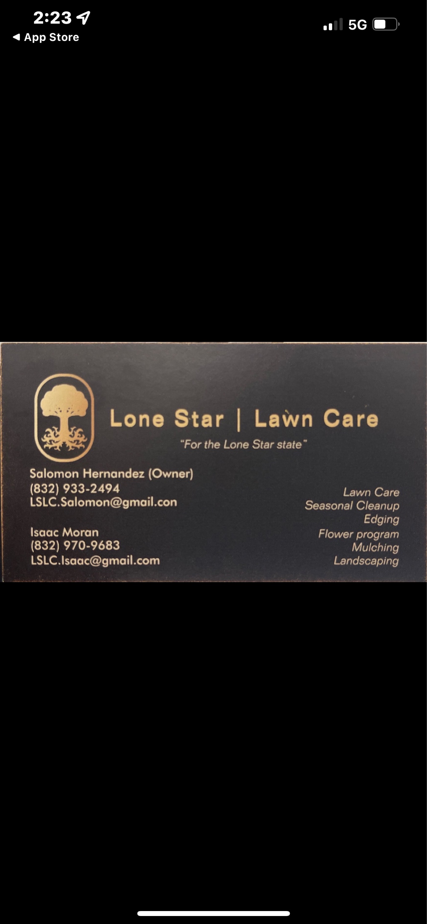 Lonestar Lawn Care Logo
