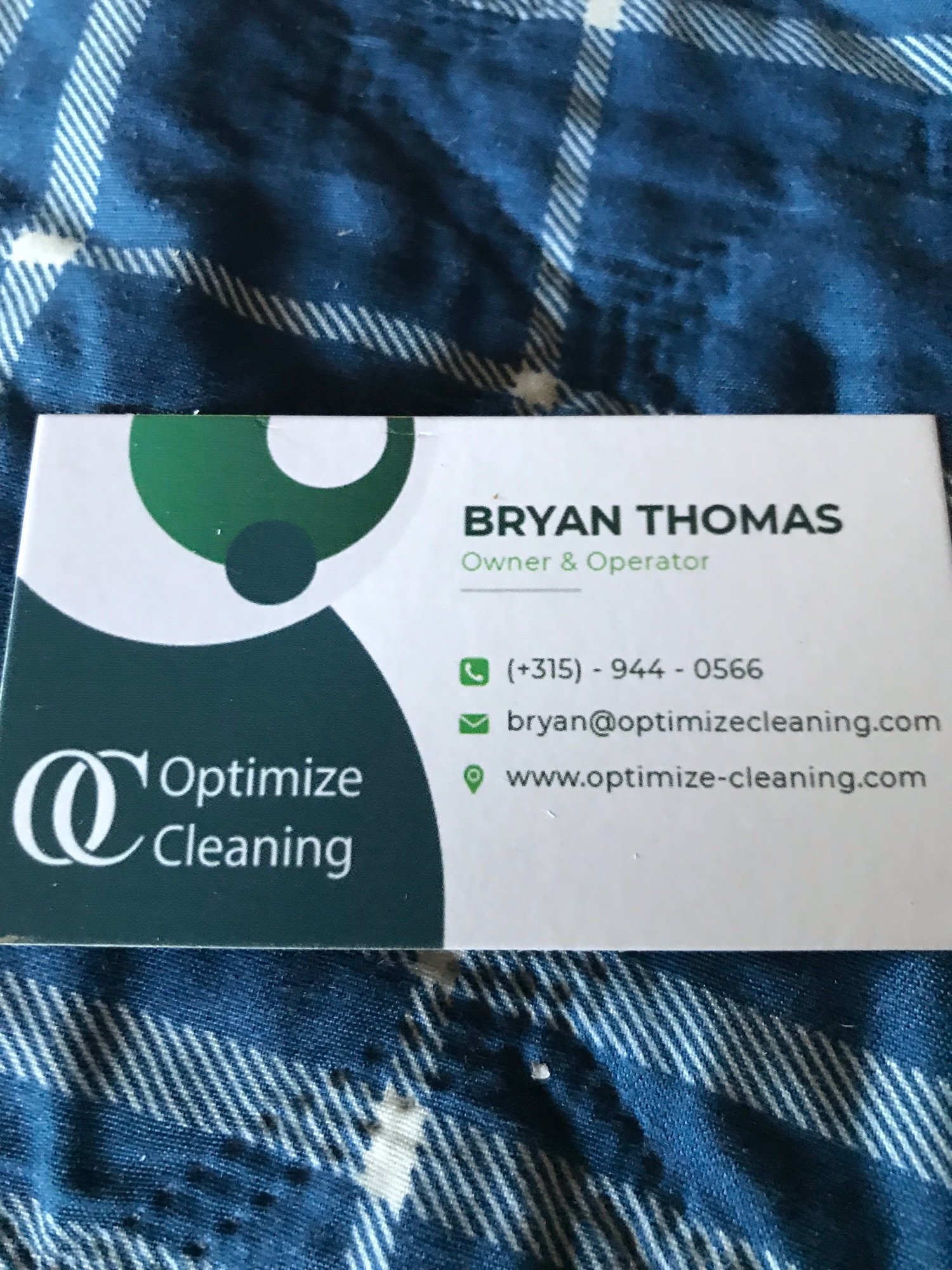 Optimize Cleaning Logo