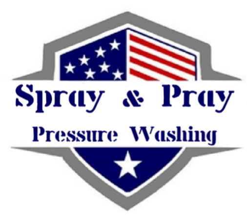 Spray & Pray Pressure Washing Logo