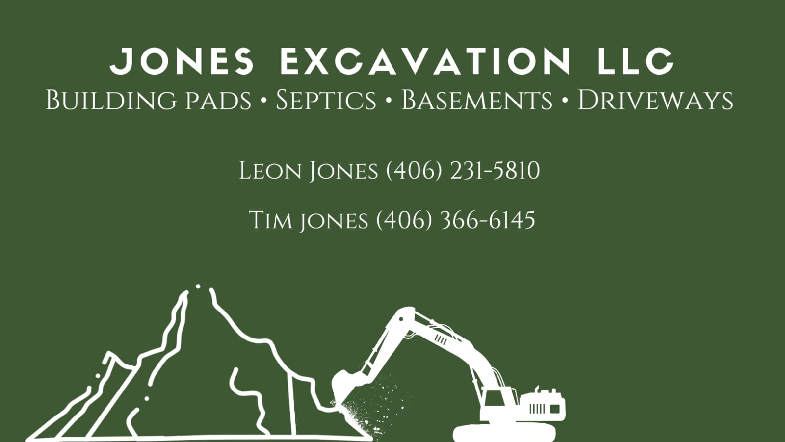 Jones Excavation, LLC Logo