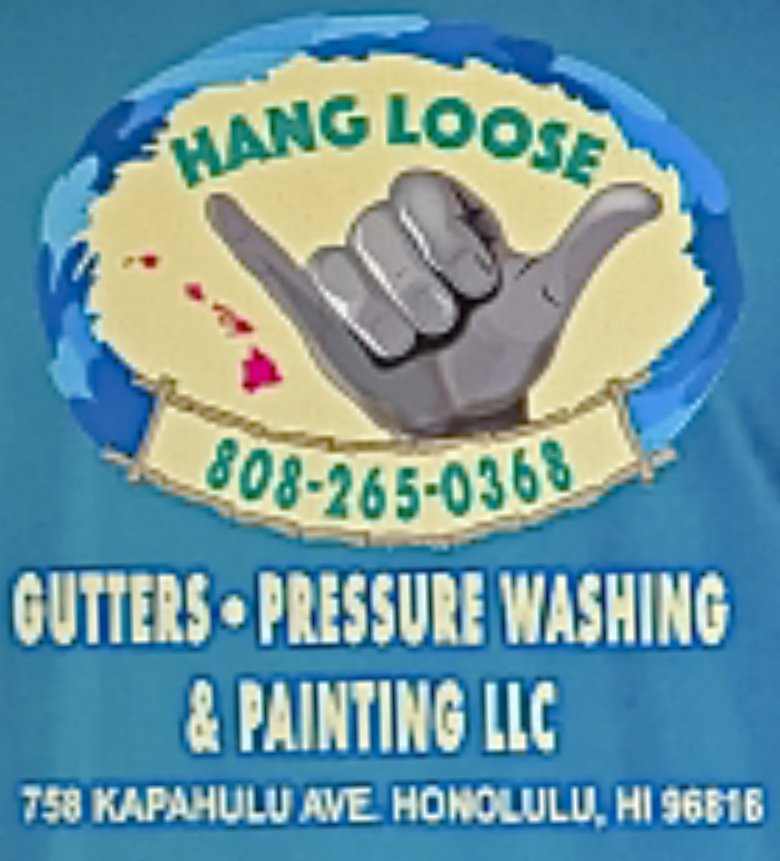 Hang Loose Gutters and Painting Logo