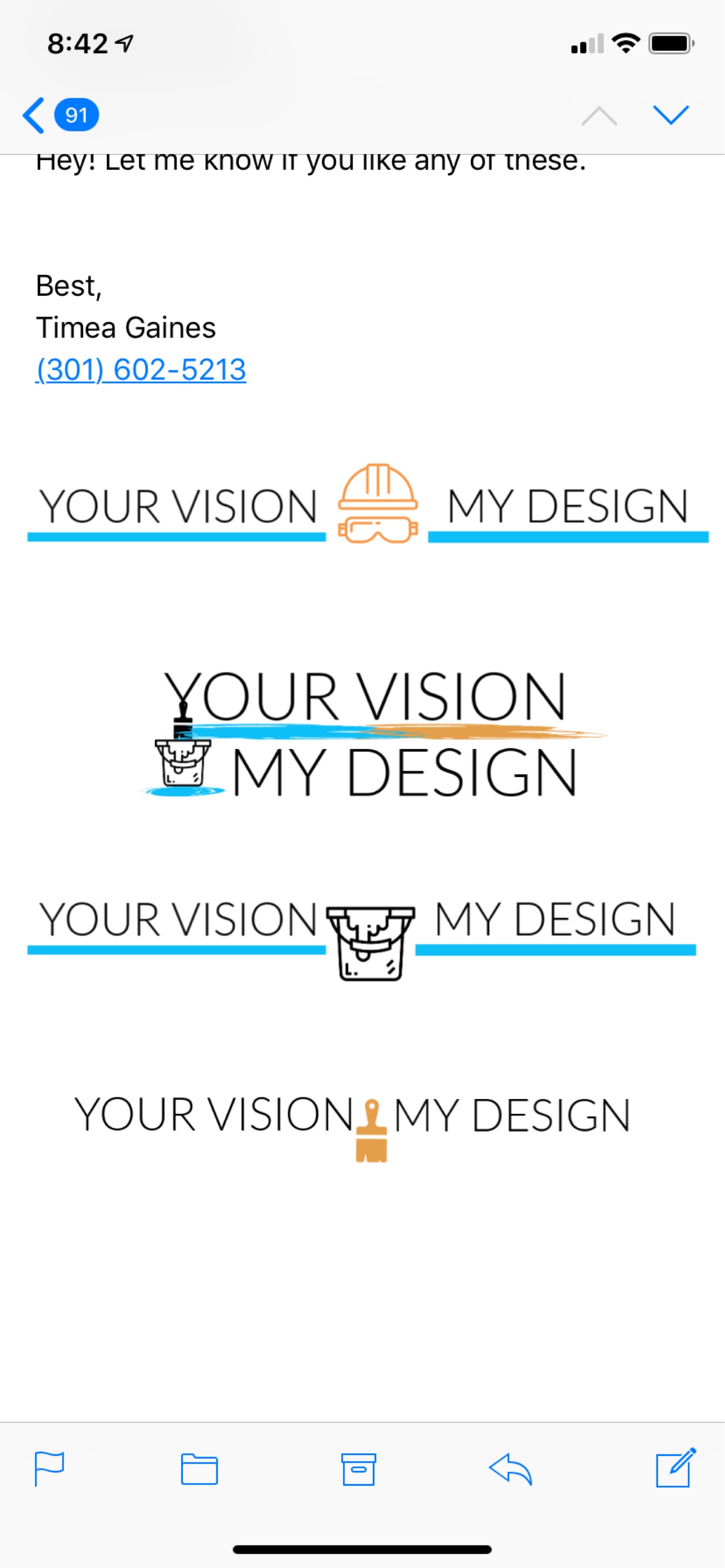 Your Vision, My Design LLC Logo