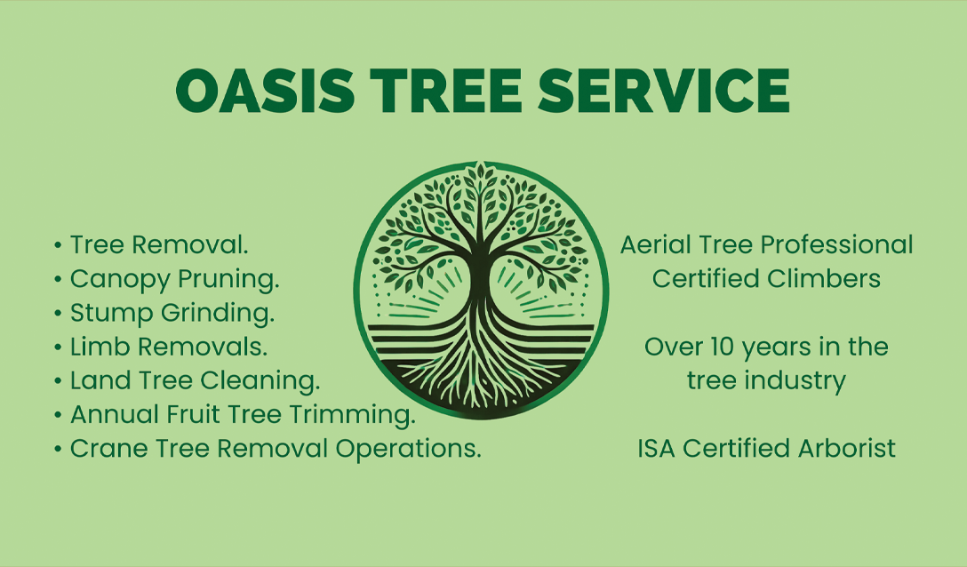 Oasis Tree Service Logo