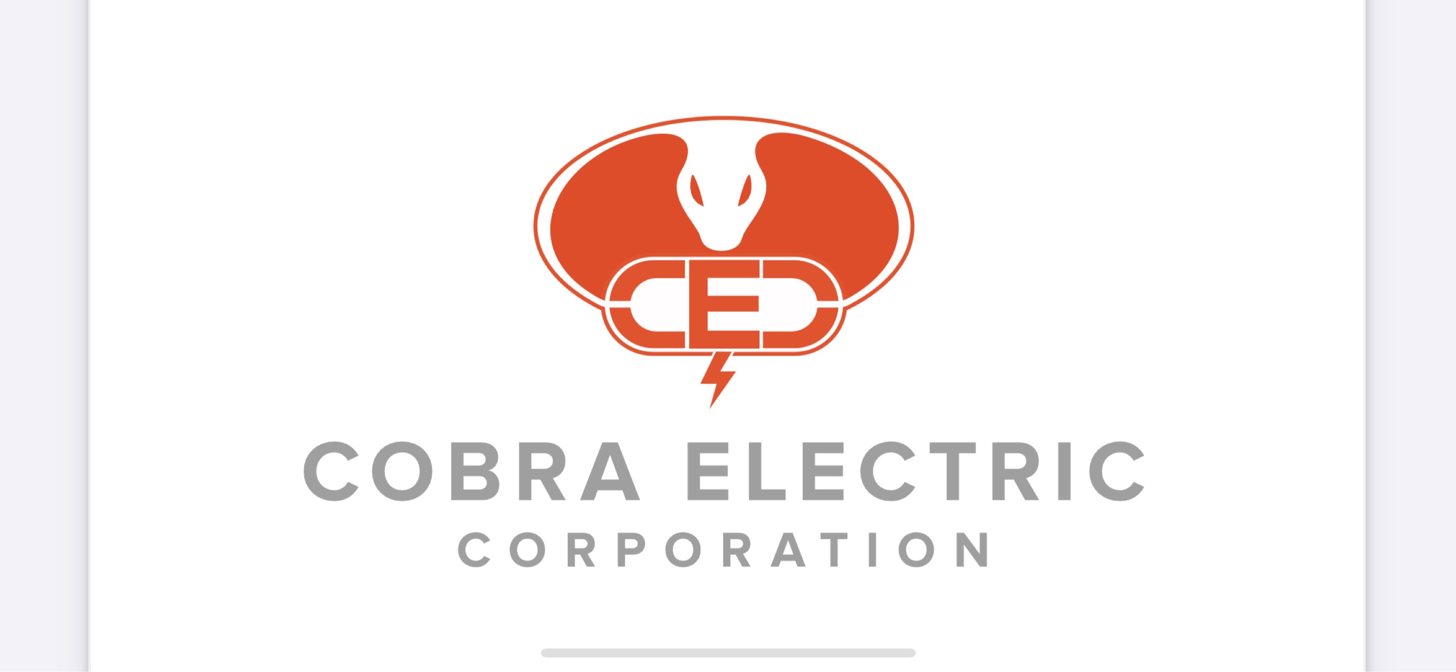 Cobra Electric Corp Logo