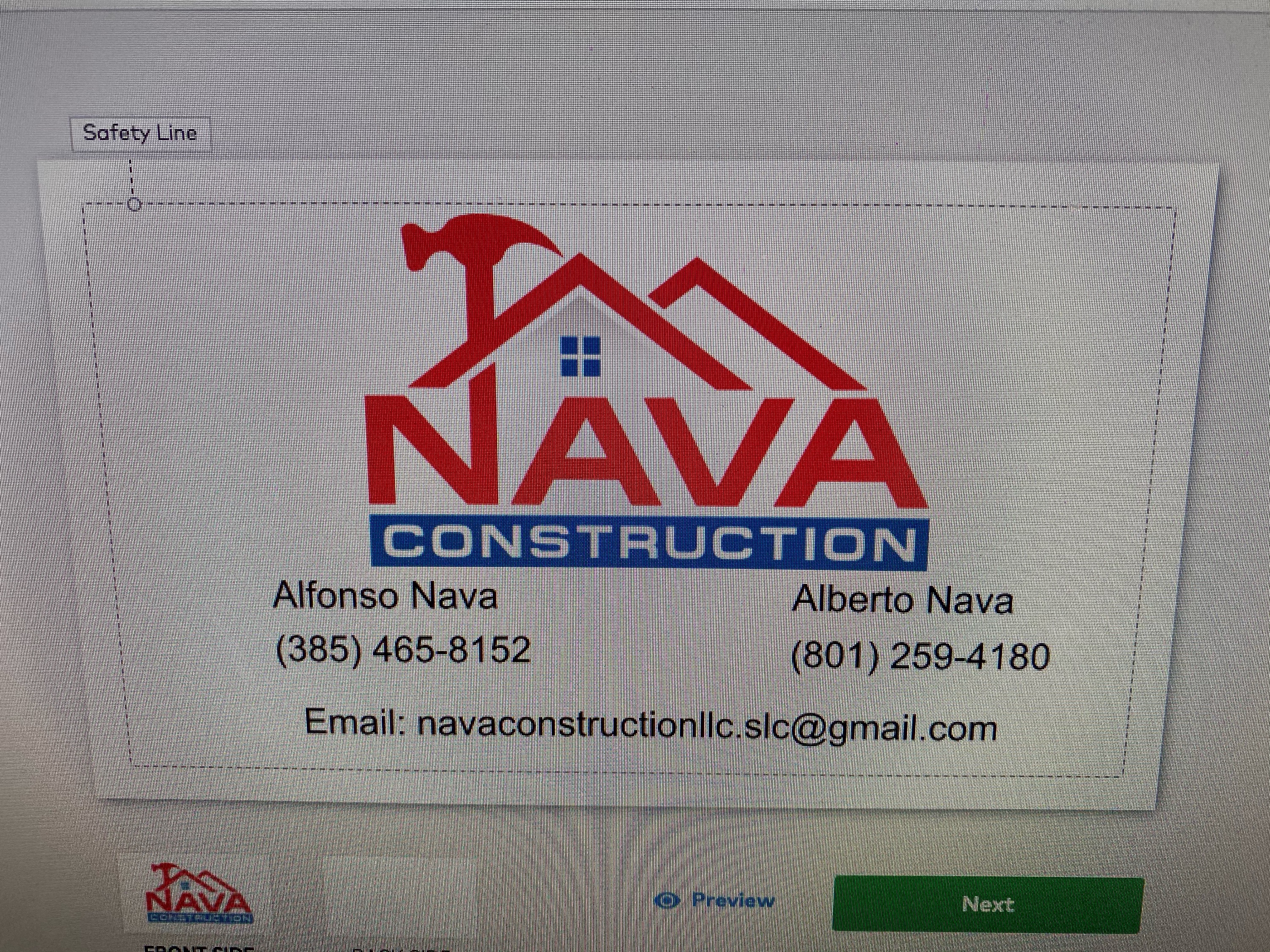 Nava Construction, LLC Logo