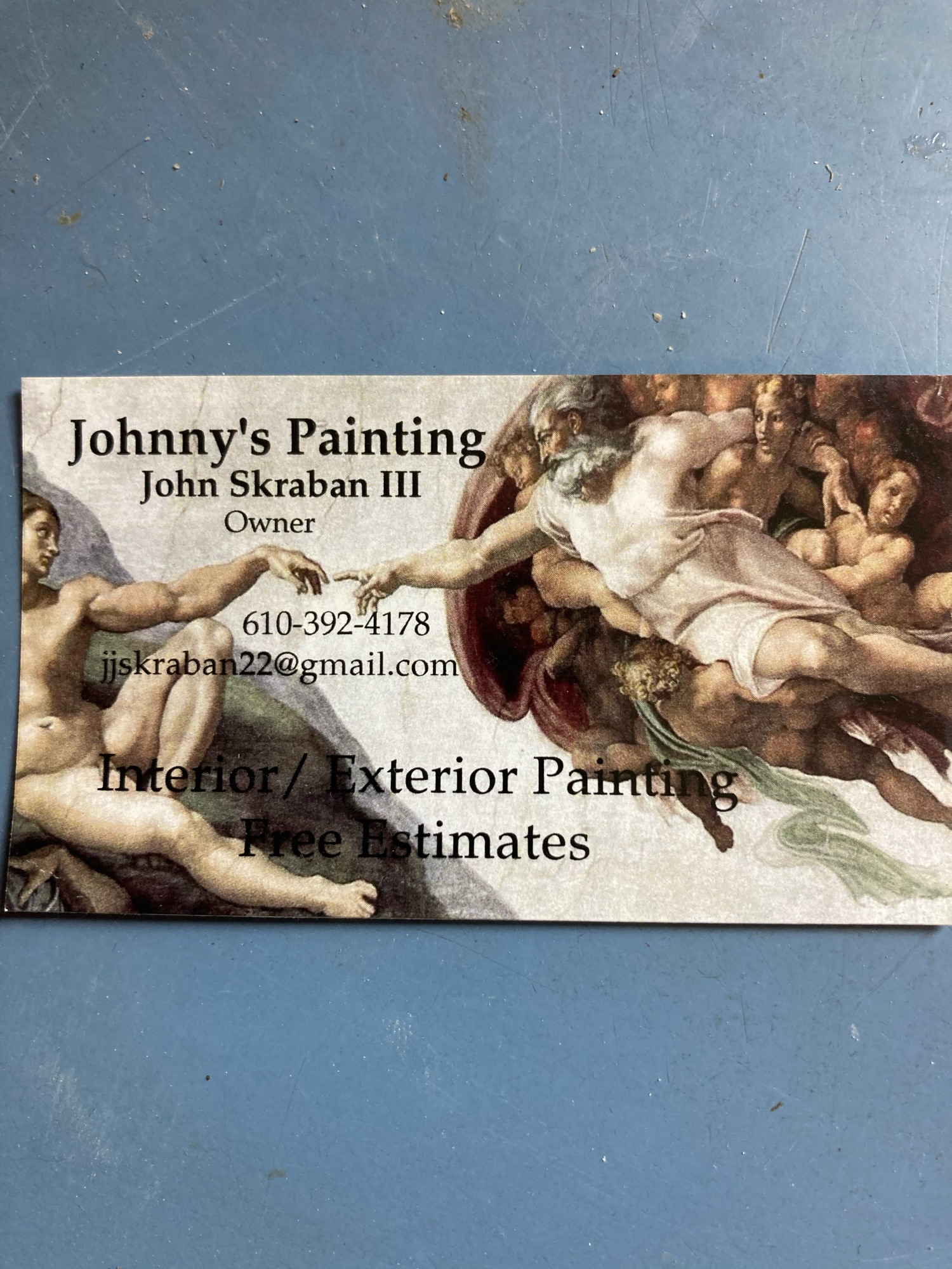 Johnny's Painting Logo