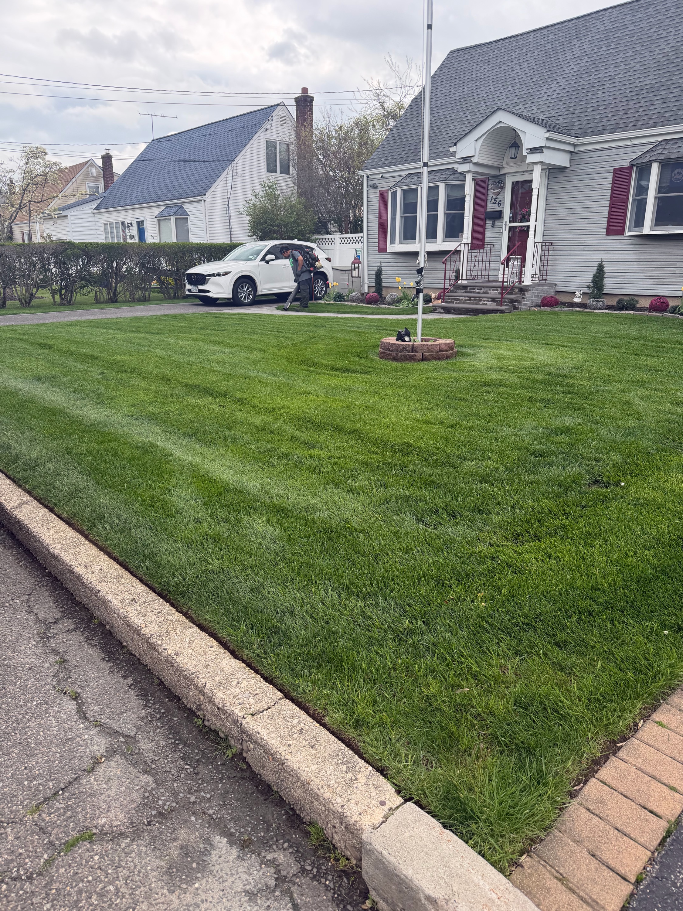 Leo AA LI Landscaping Service Logo