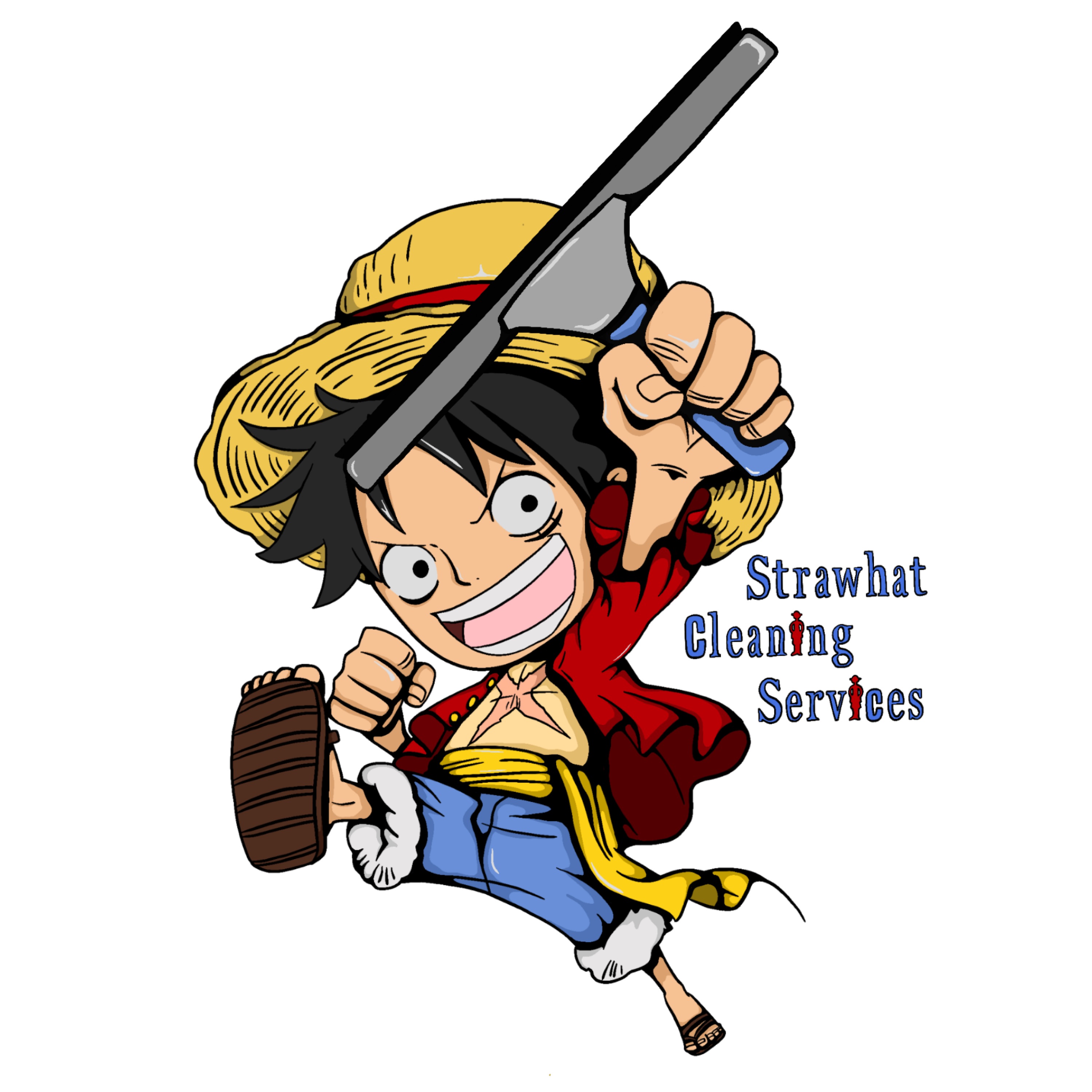 Strawhat Cleaning Services Logo