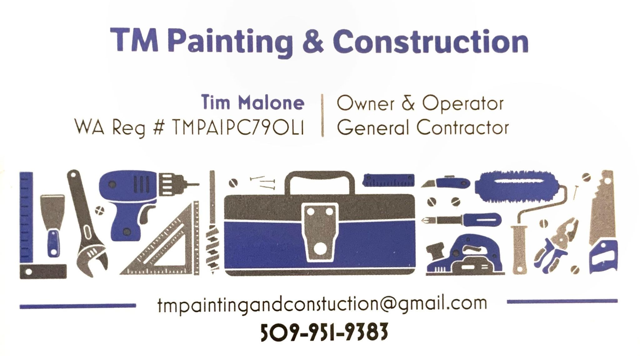 TM Painting & Construction Logo