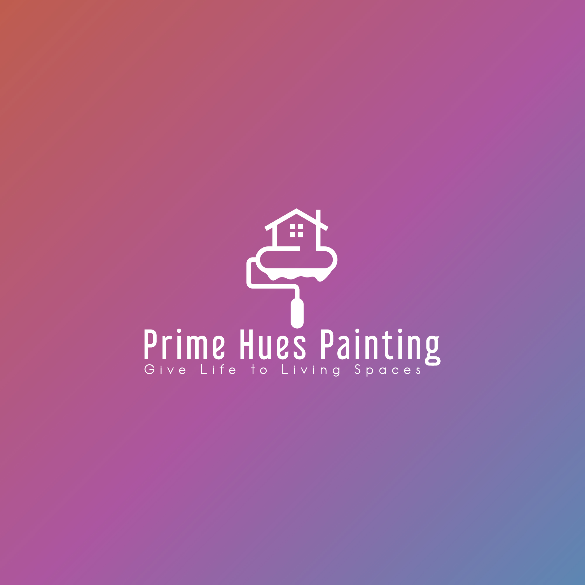 Prime Hues Painting Logo