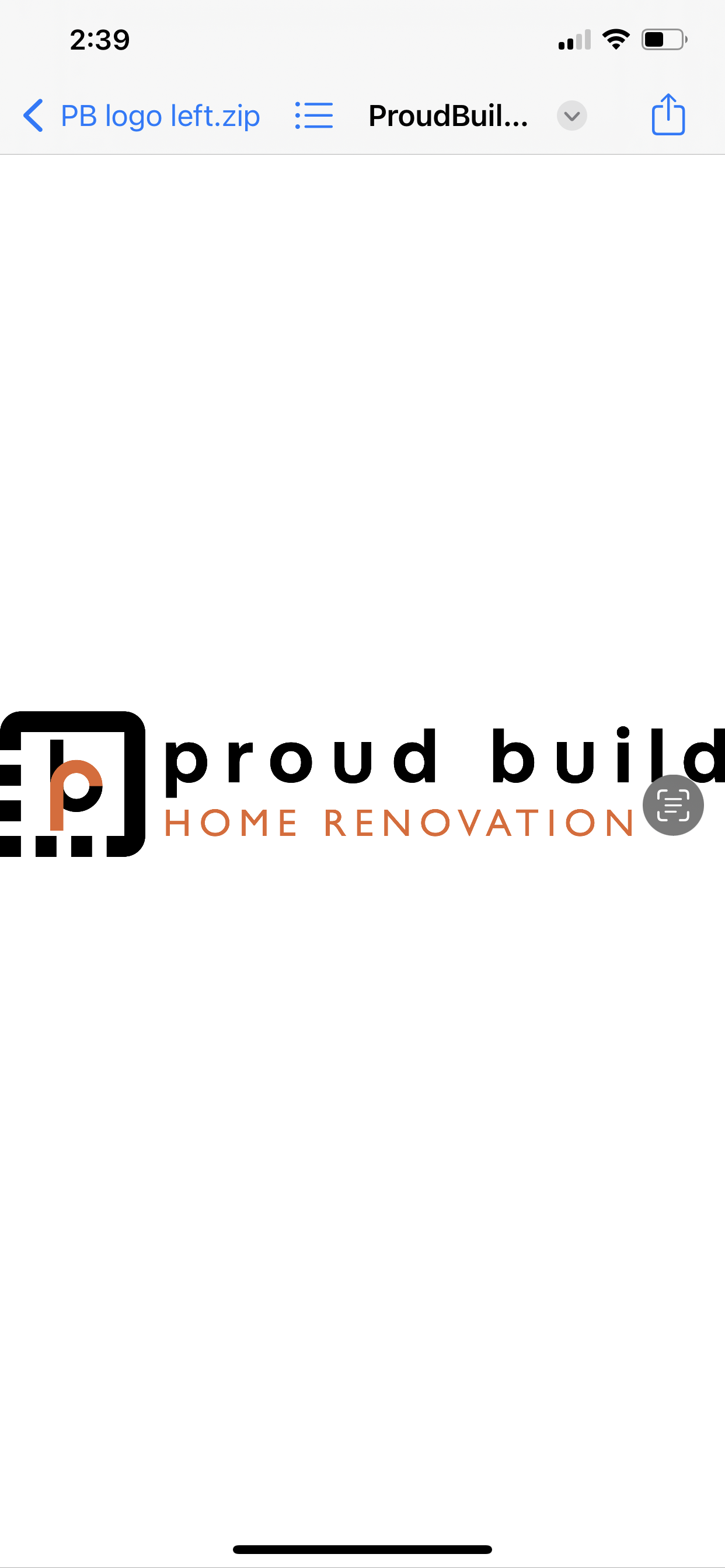 Proud Build Construction Logo