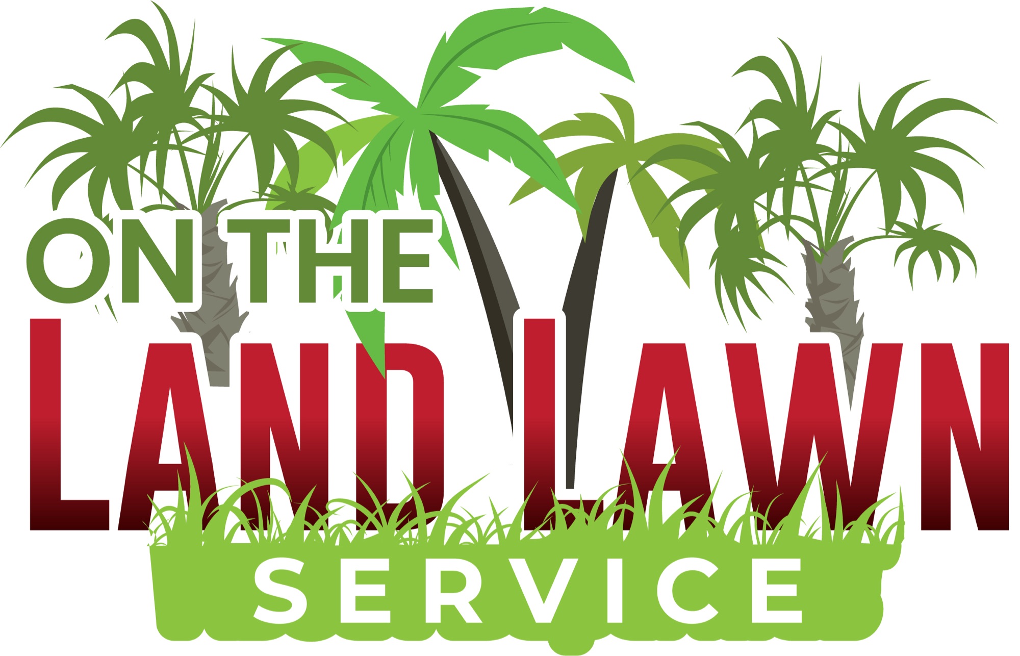 On The Land Lawn Service Logo