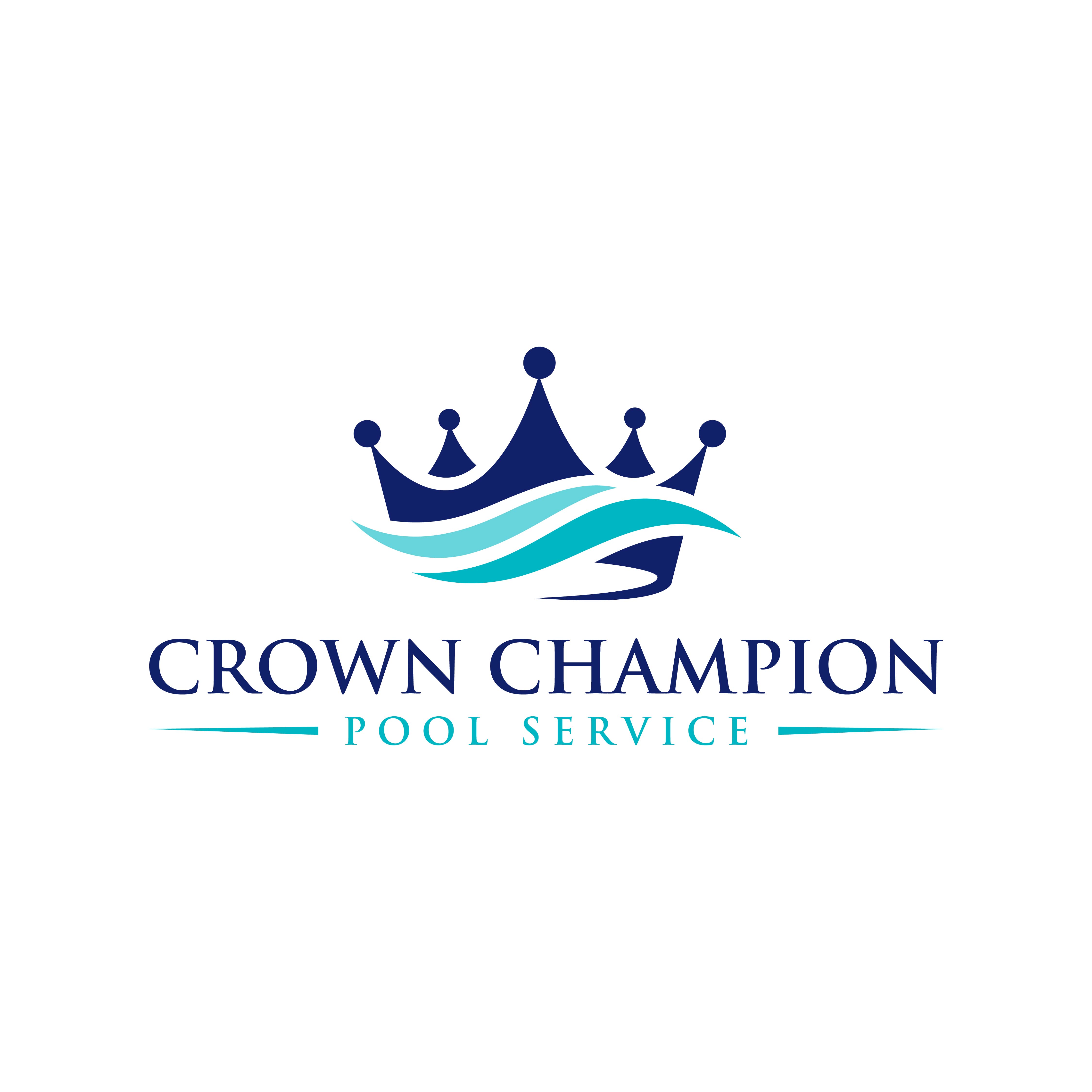 Crown Champion Pool Service Logo