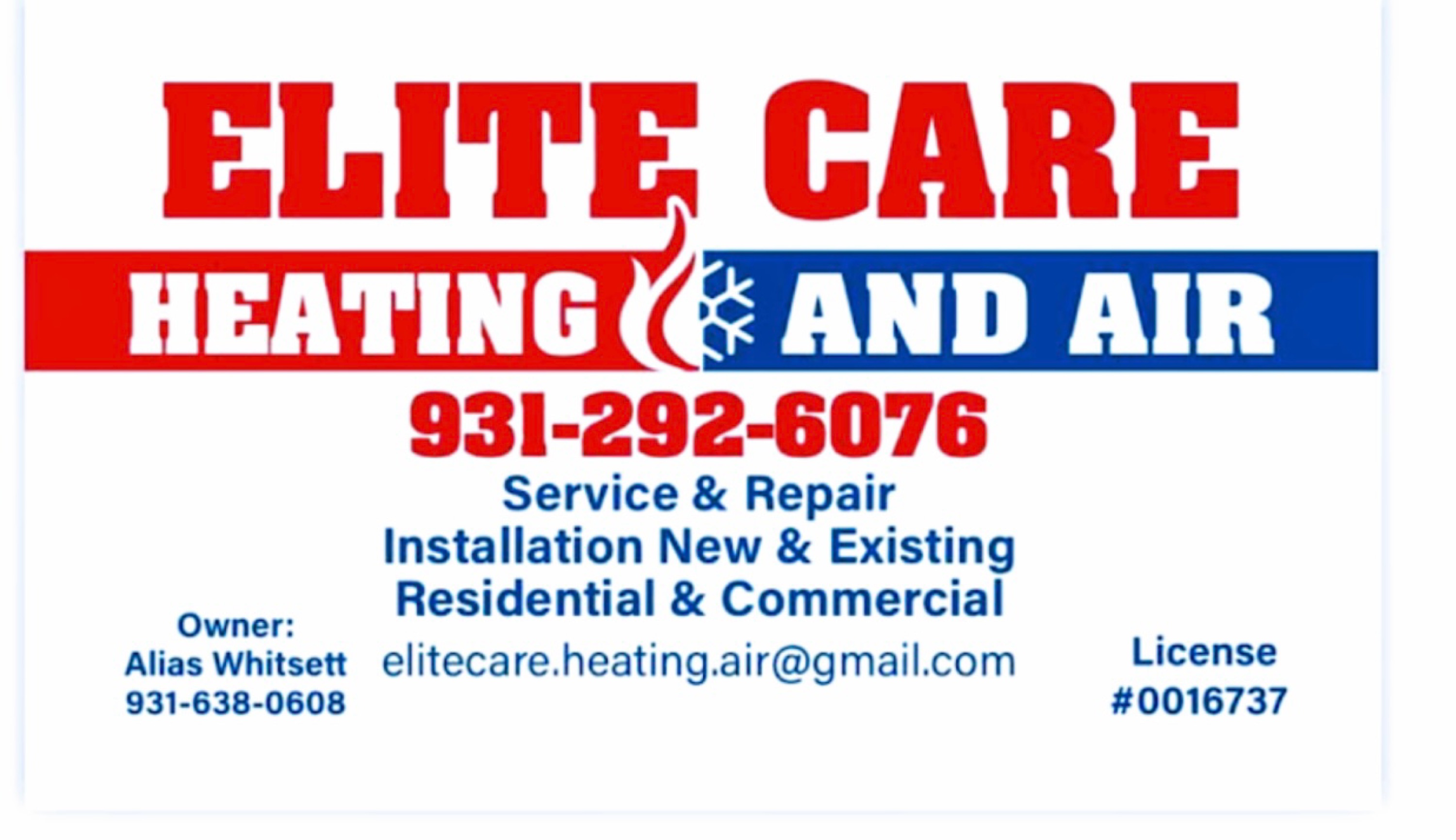 Elite Care Heating and Air Logo
