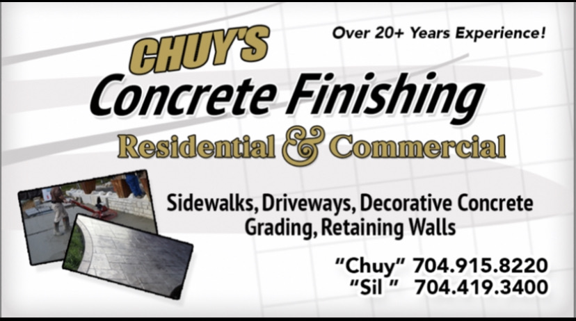Chuy's Concrete Finishing Logo