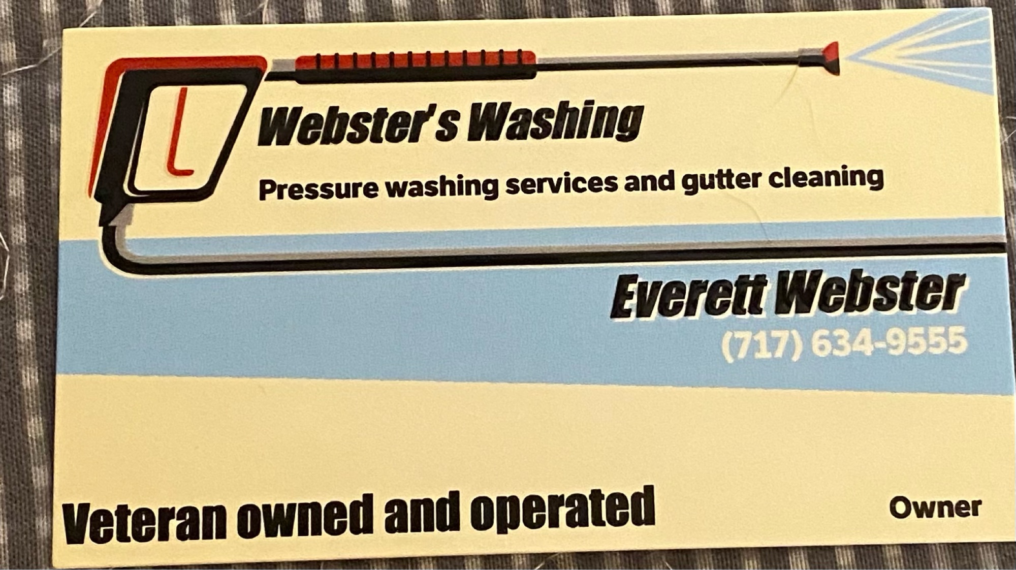 Websters Washing Logo