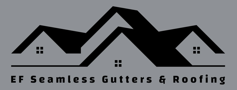 EF Seamless Gutters and Roofing Logo