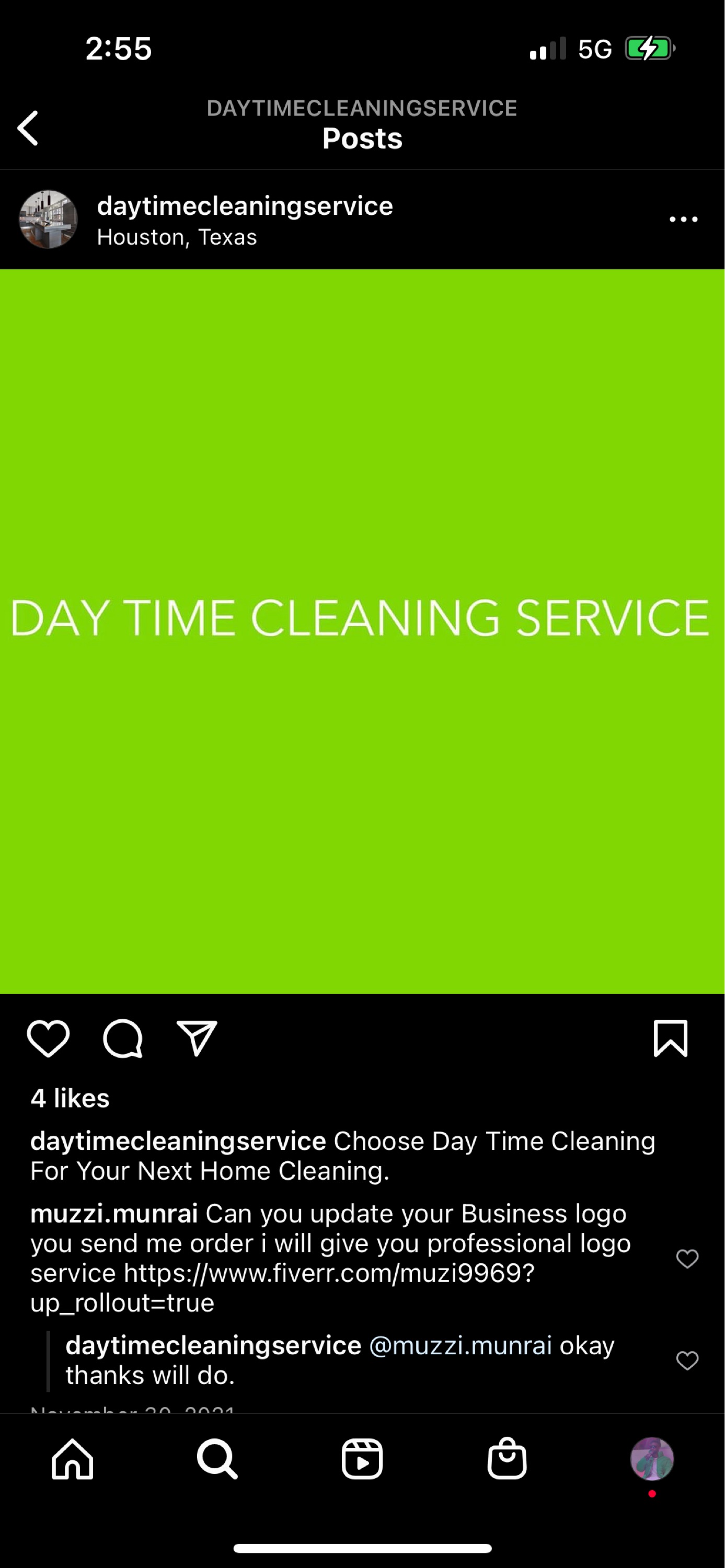 Day Time Cleaning Service Logo