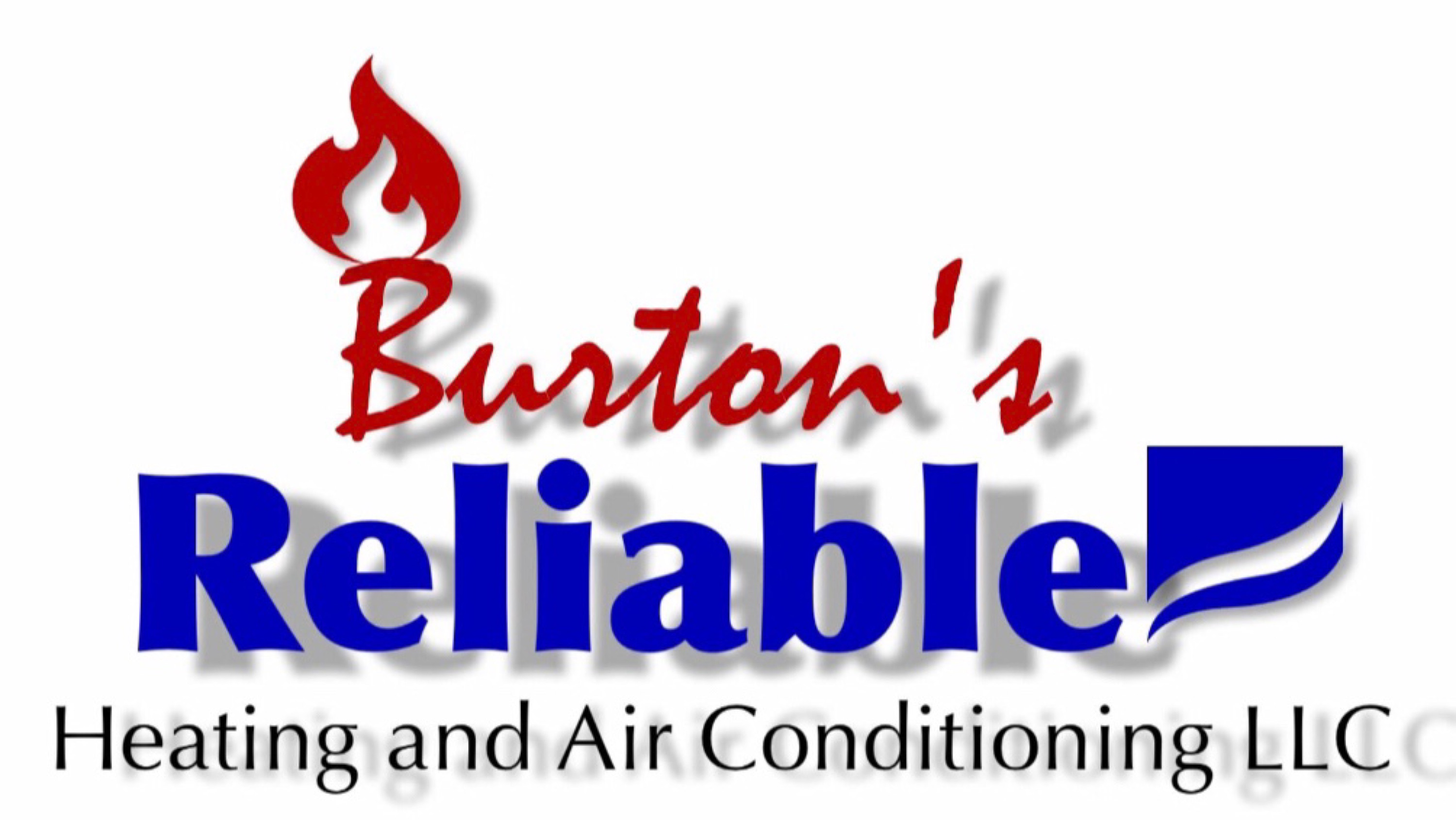 Burton's Reliable Heating and Air Conditioning Logo
