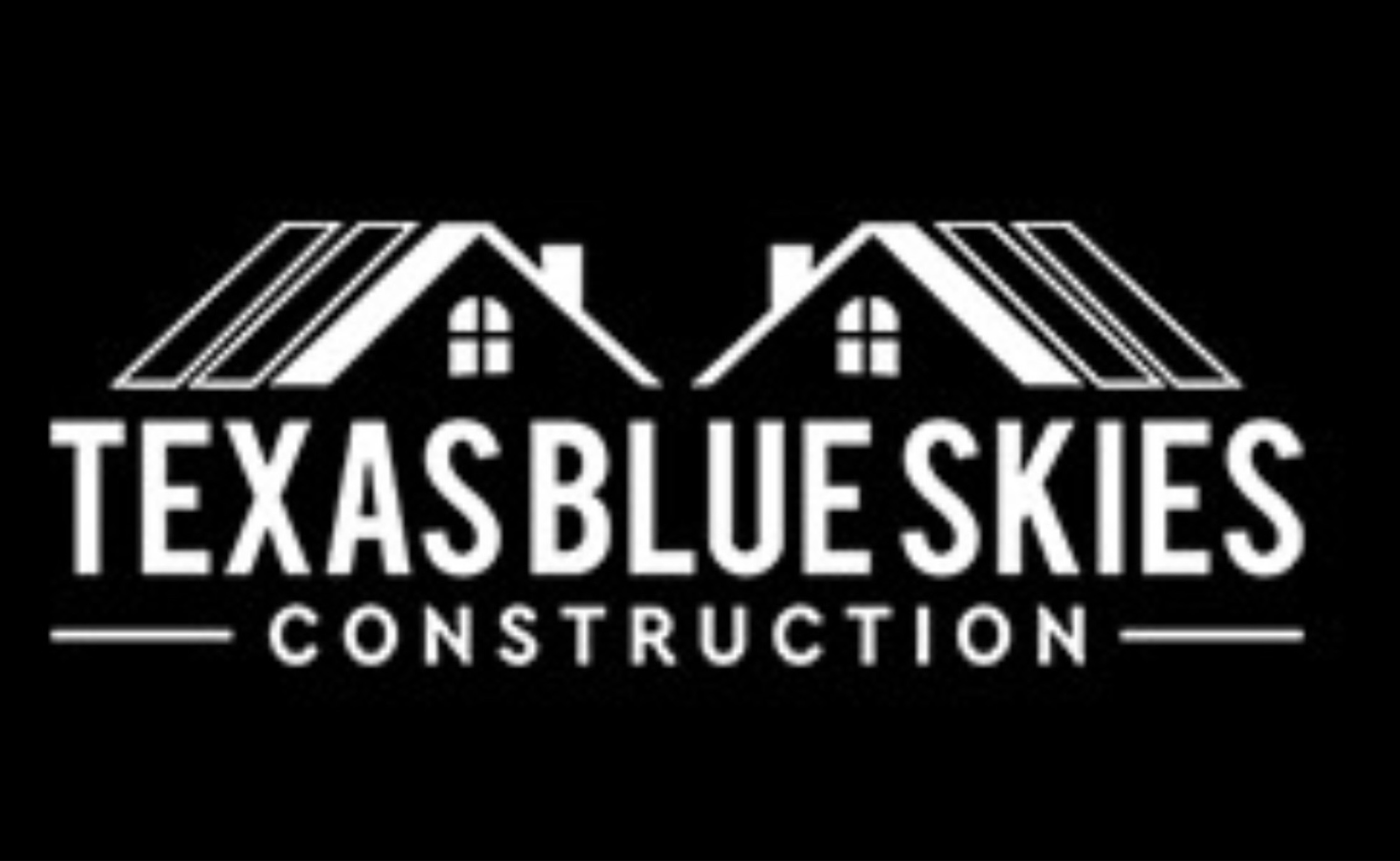Texas Blue Skies Construction Logo