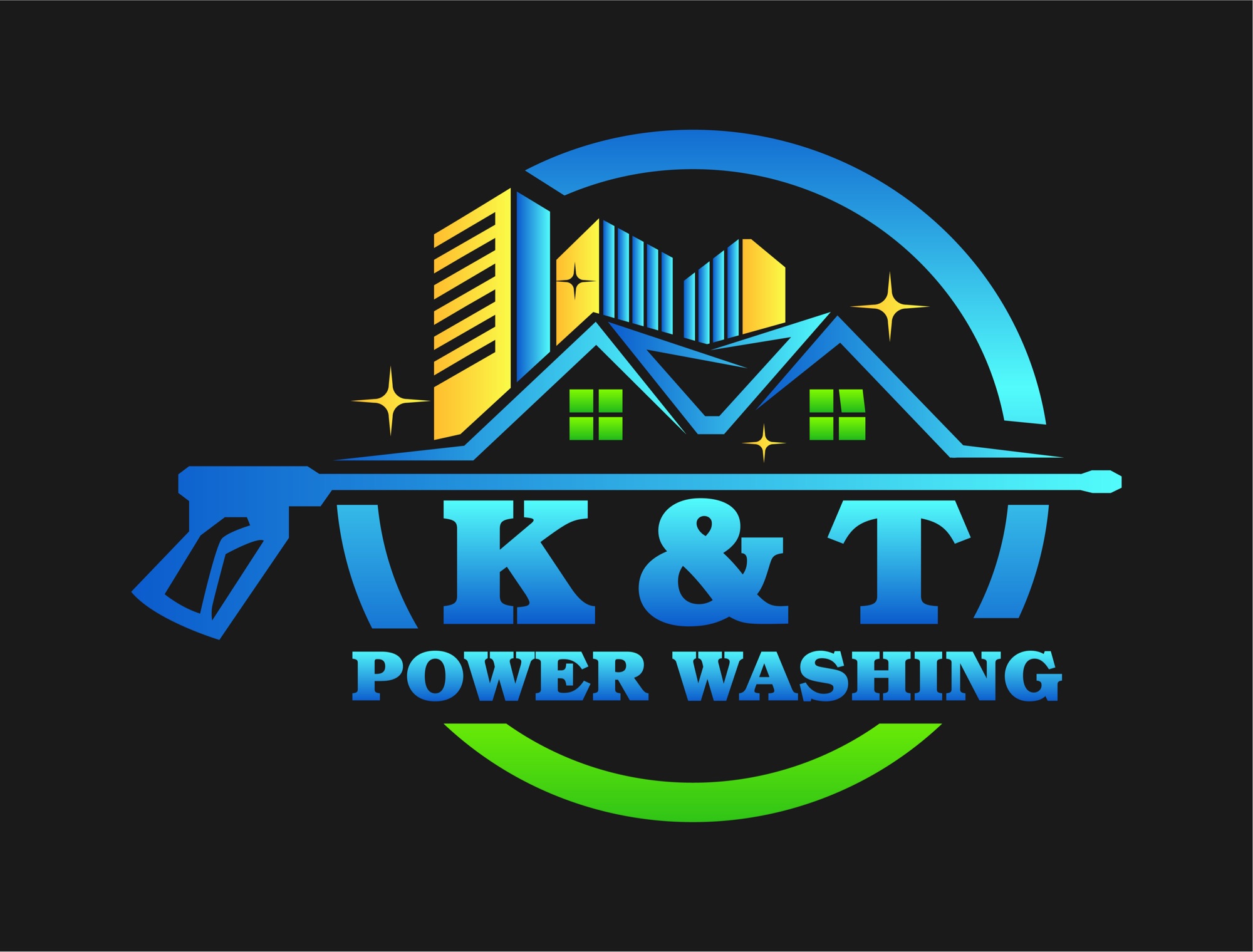 K & T Pressure Washing Services Logo