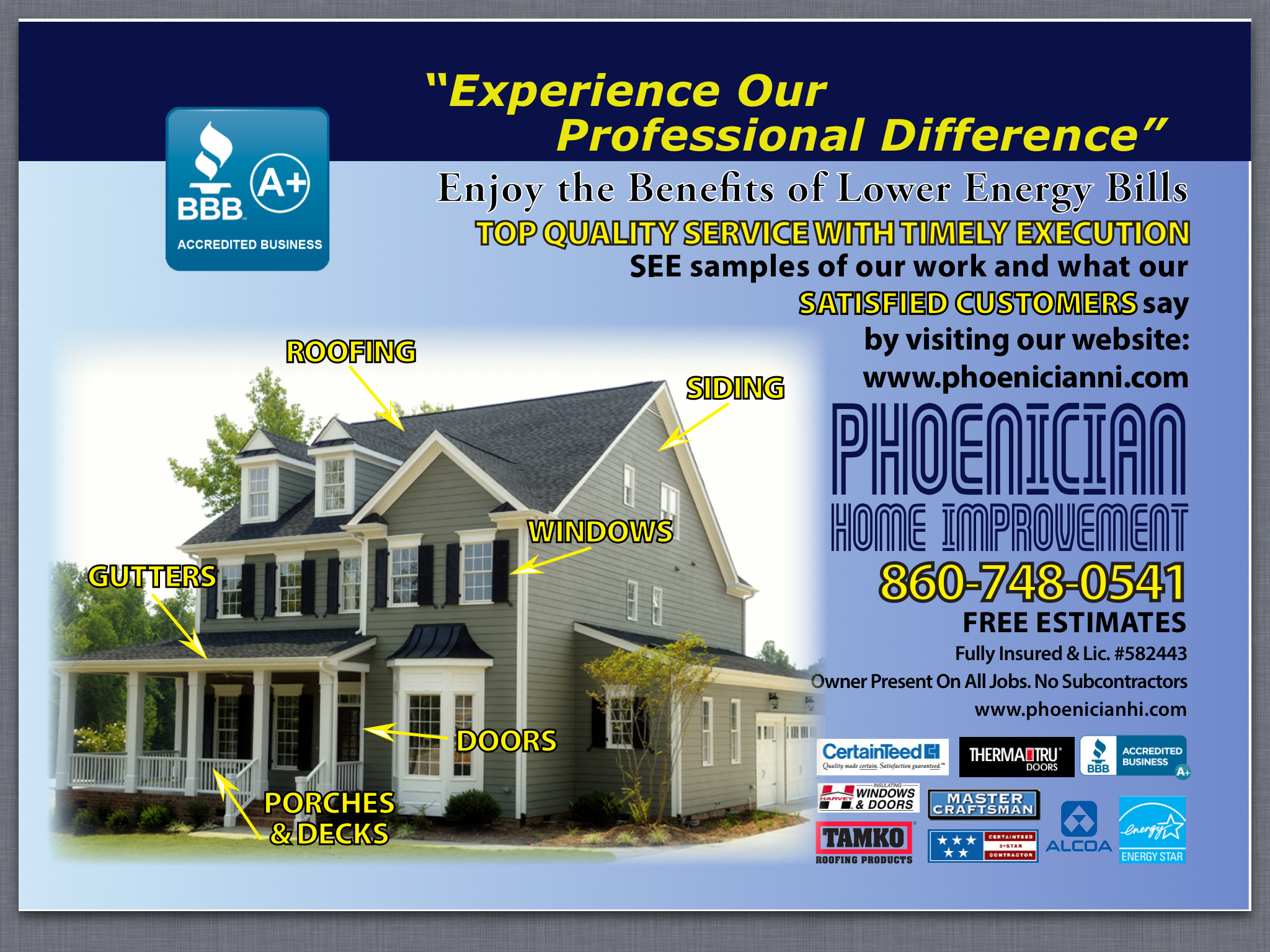 Phoenician Home Improvement, LLC Logo