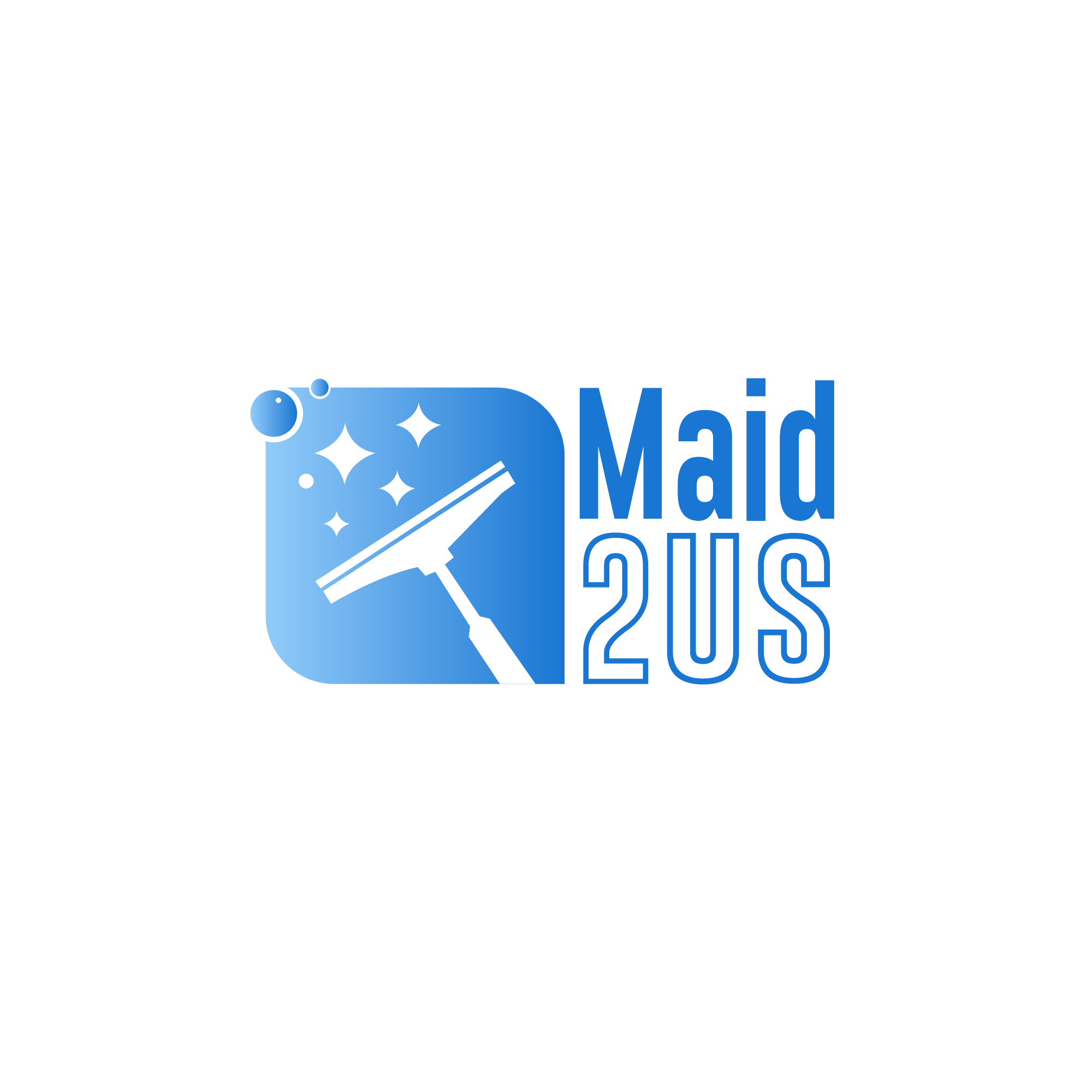Maid2Us Cleaning Logo
