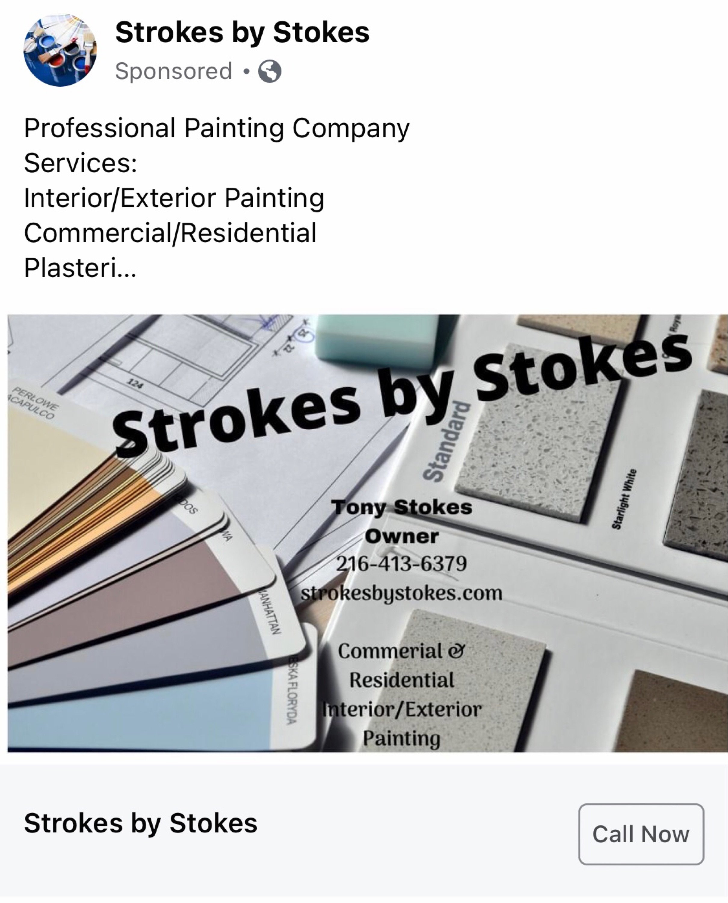 Strokes by Stokes Painting, LLC Logo