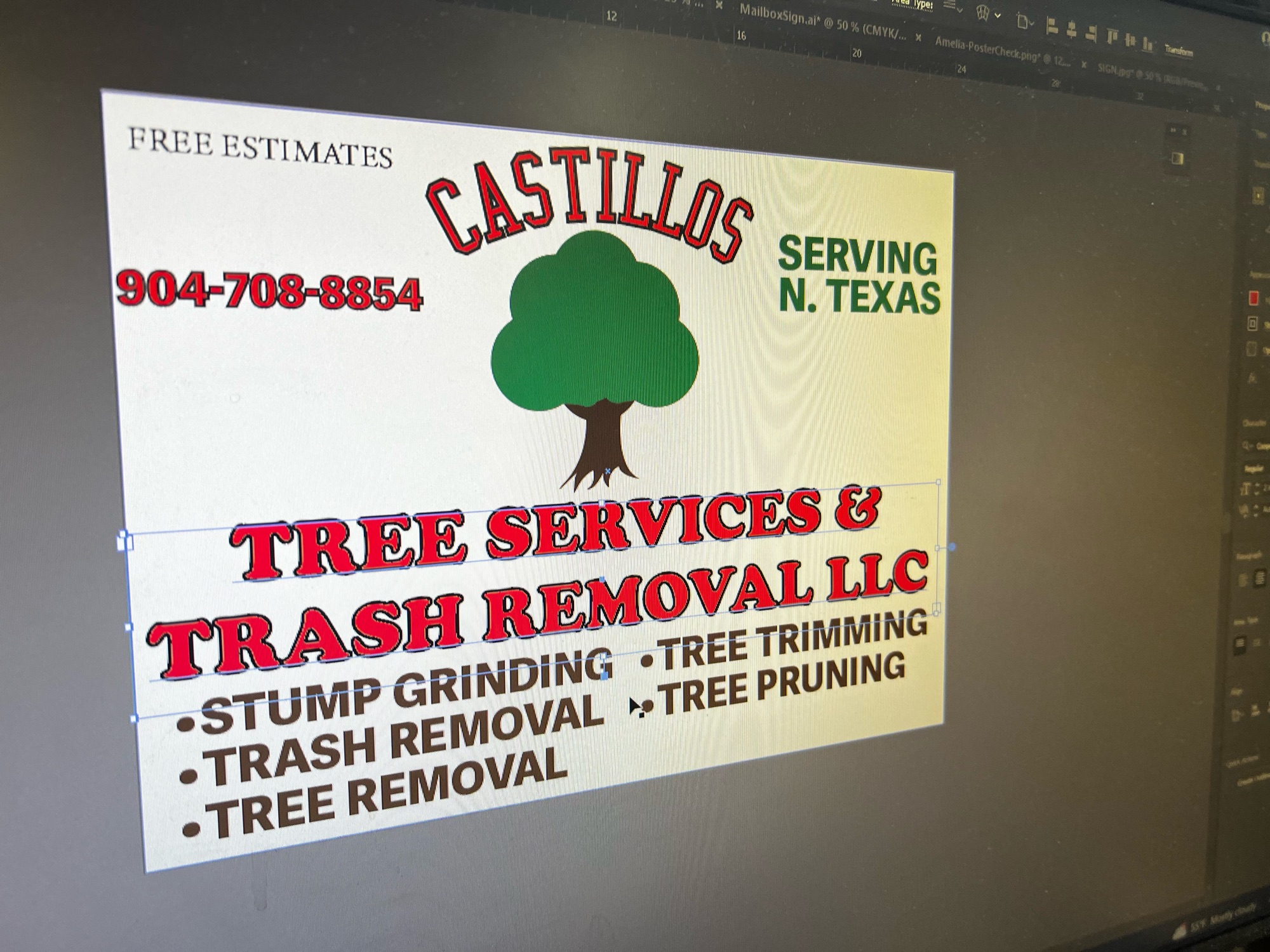 Castillo's Removal & Hauling Service Logo