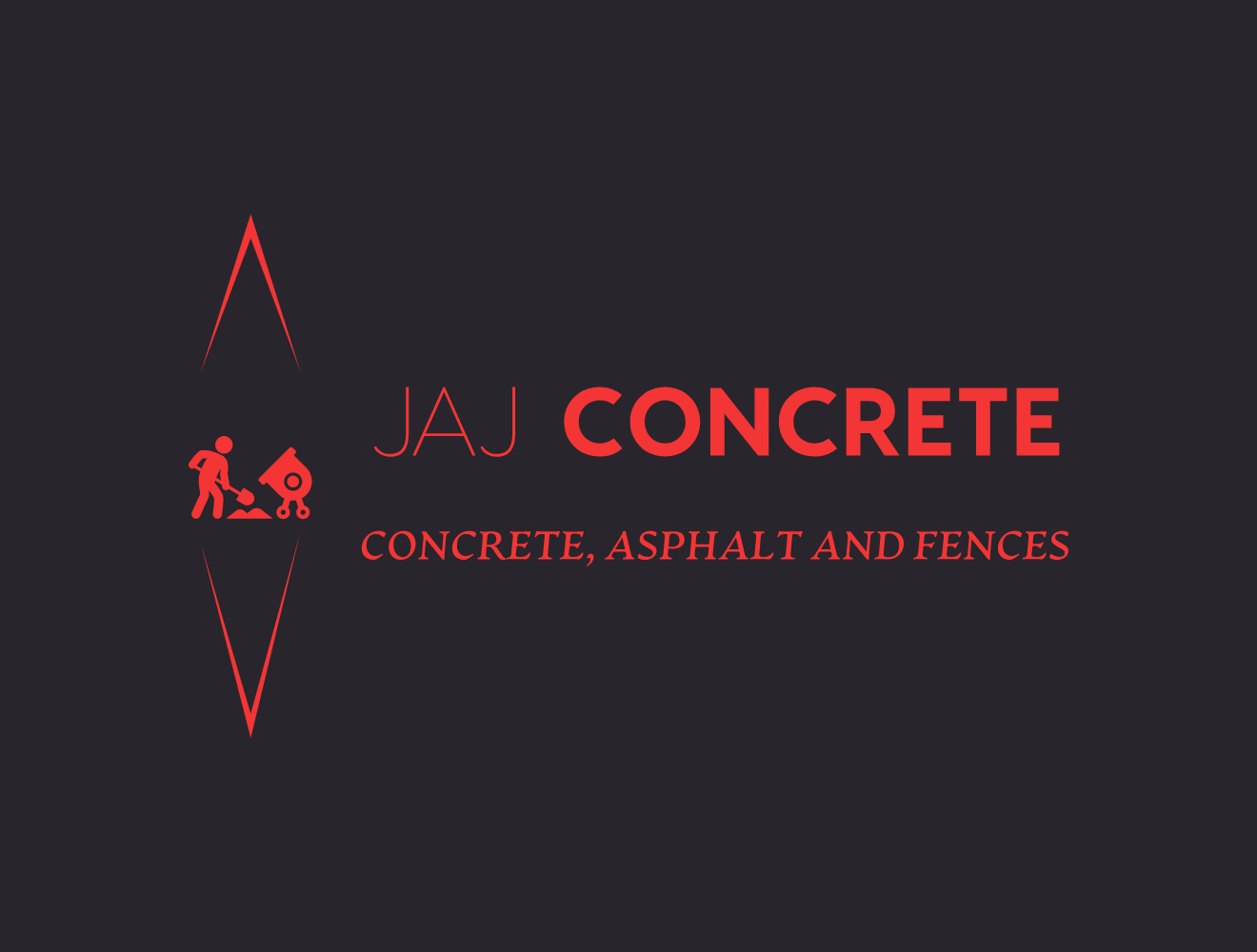JAJ Concrete Logo