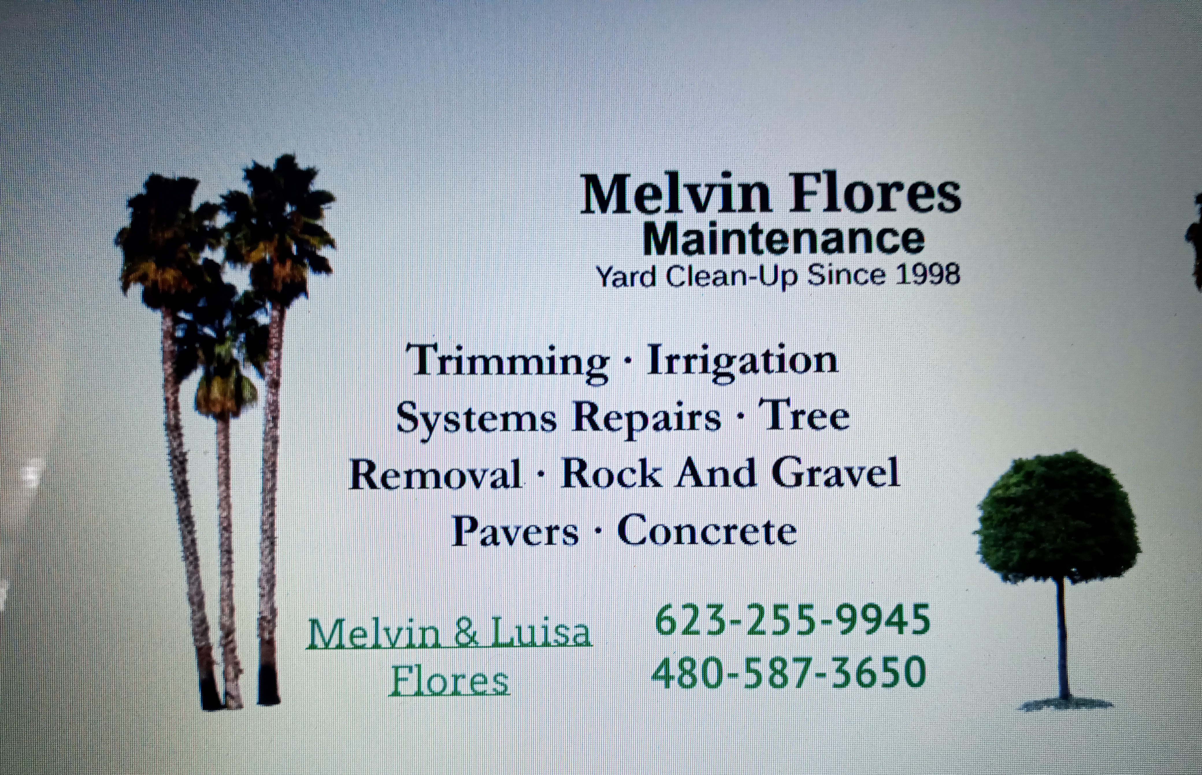 Melvin Flores Maintenance Logo