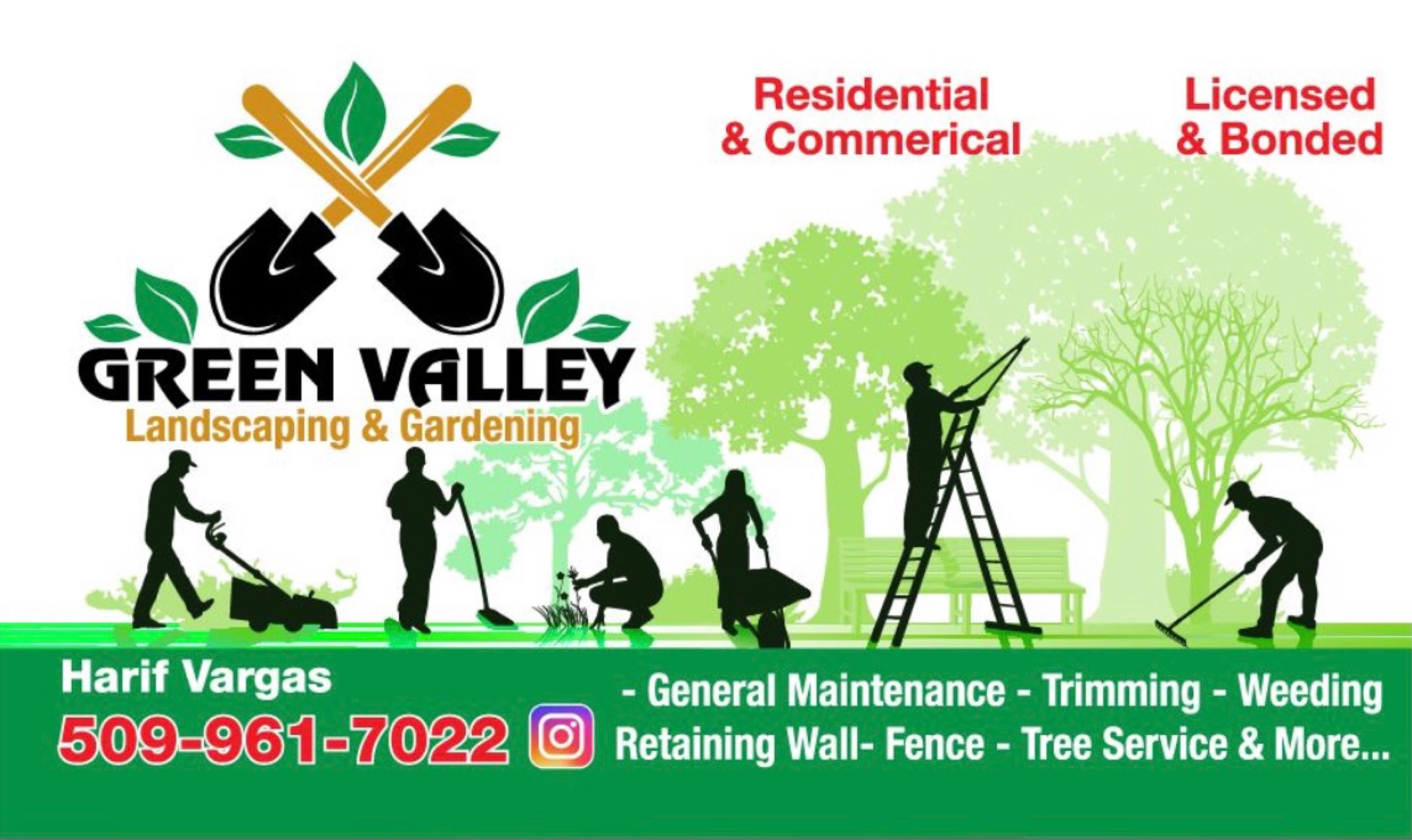 Green Valley Landscaping Gardening and Tree Service, LLC Logo