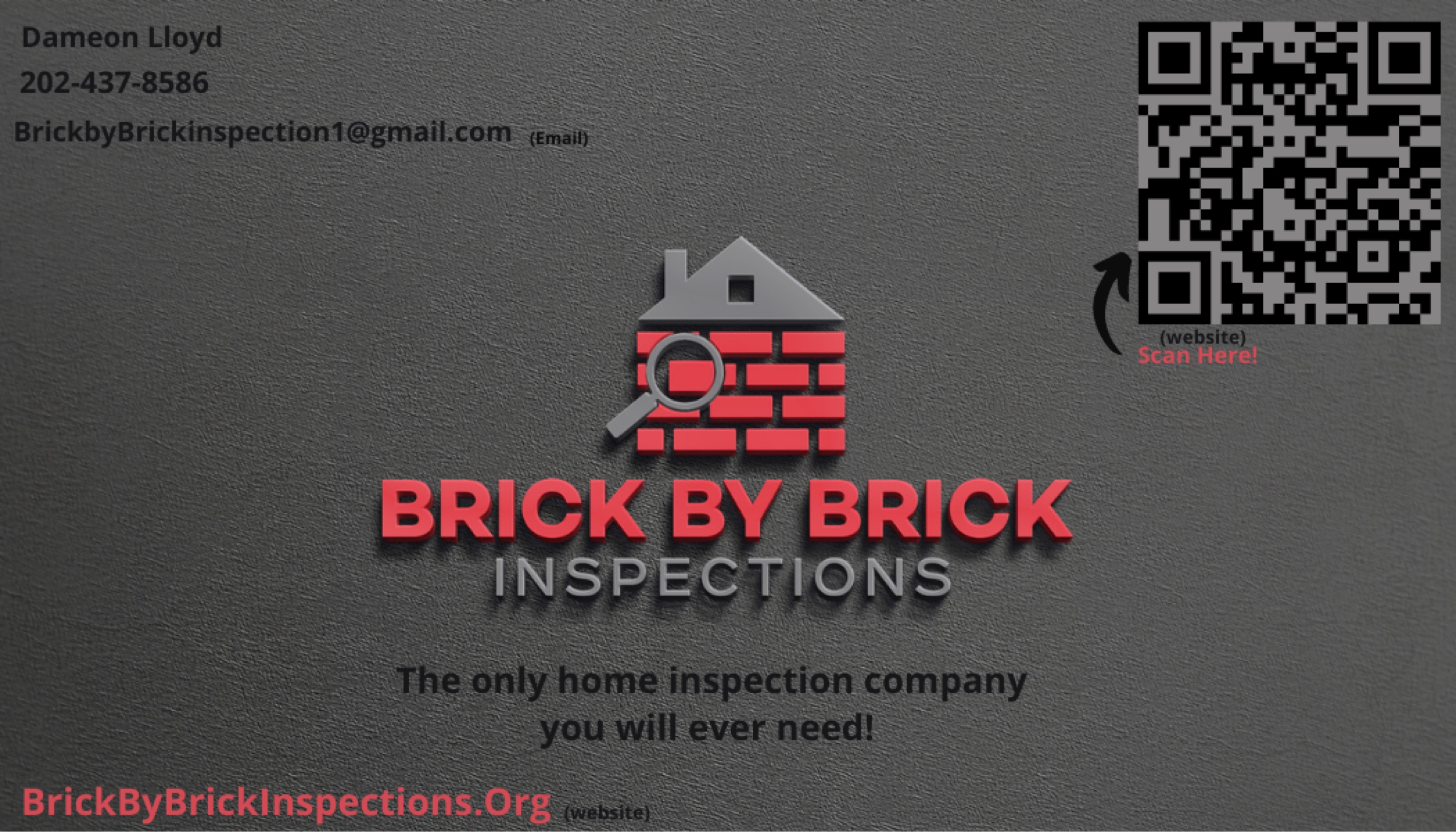 Brick By Brick Inspections Logo