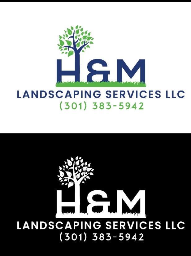 H & M Landscaping Services Logo
